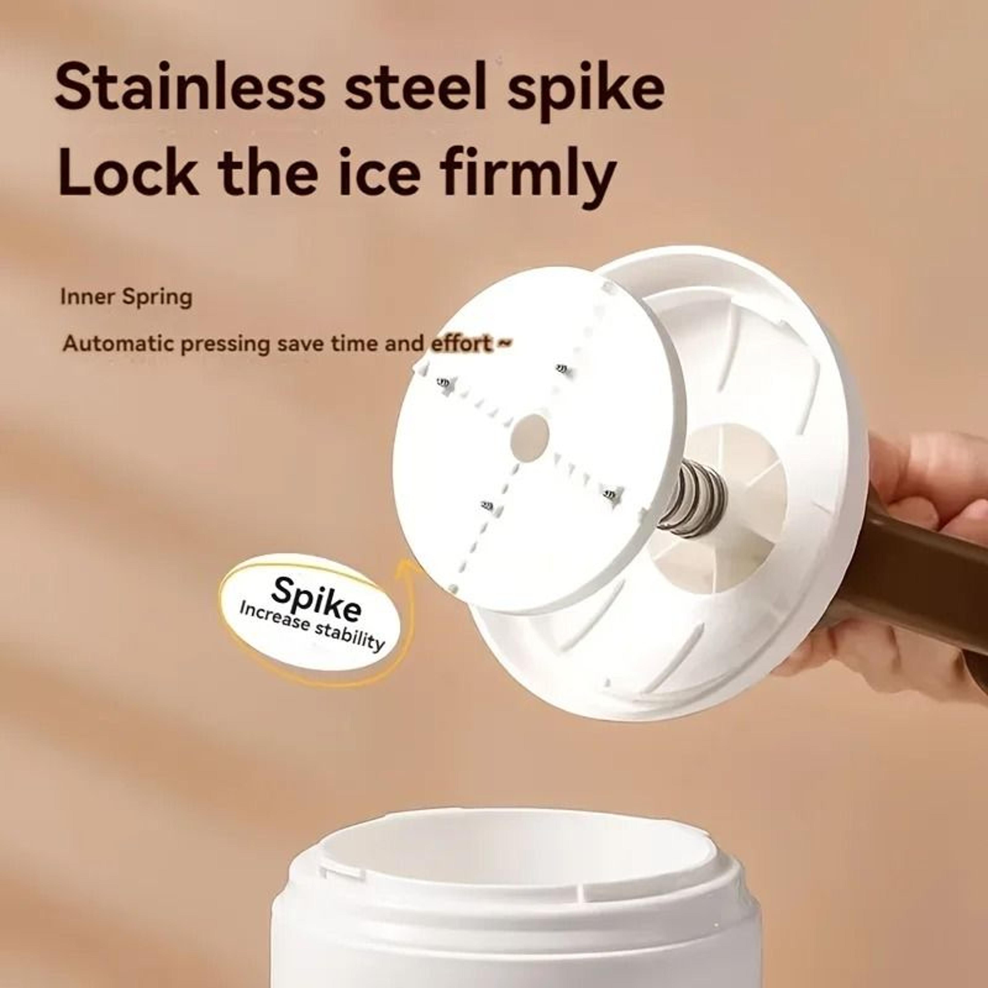 Manual Ice Crusher And Smoothie Maker Hand Operated Kitchen Tool 4