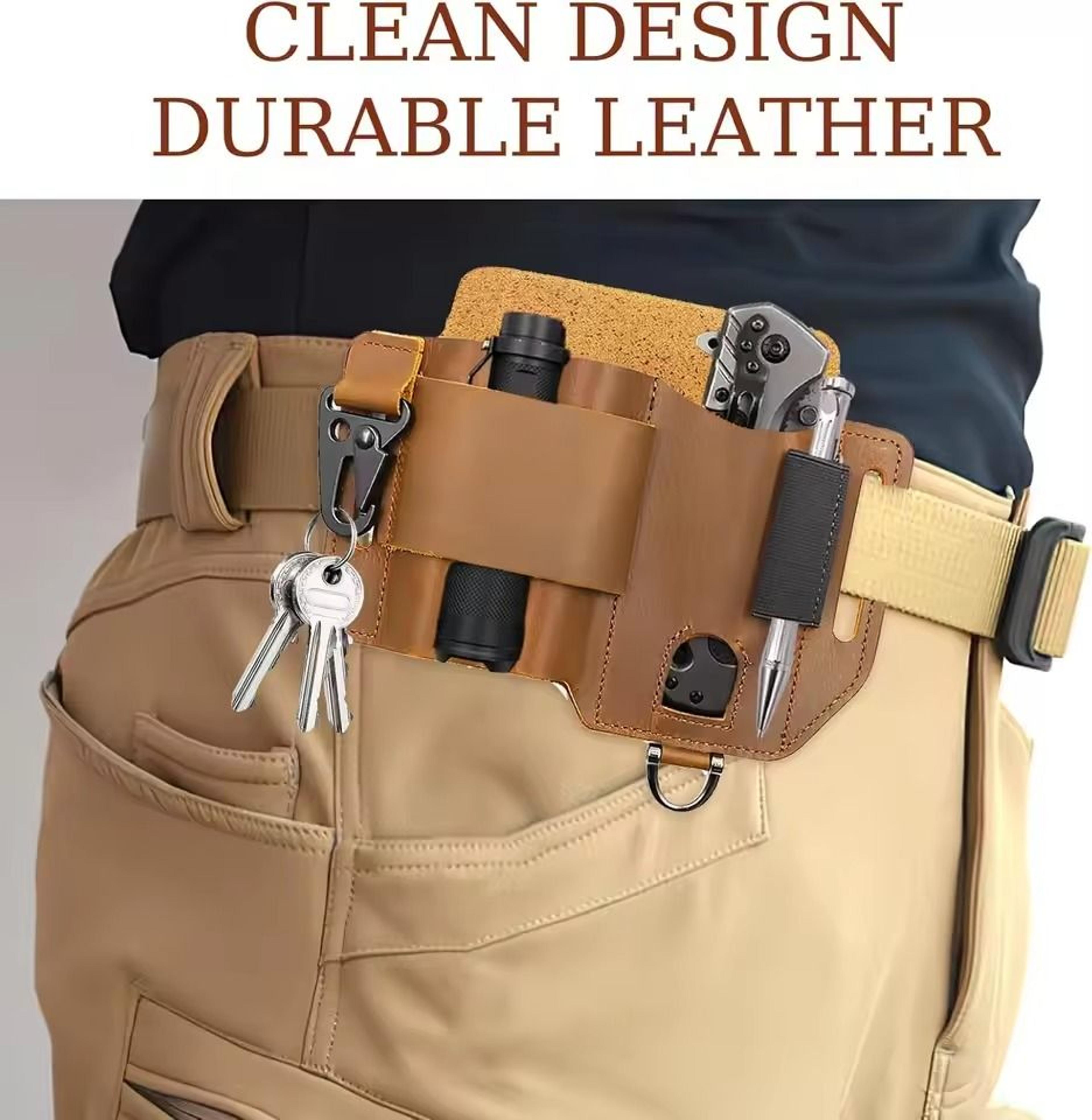 Leather Tool Belt Bag Waist Organizer For Outdoor Work 0