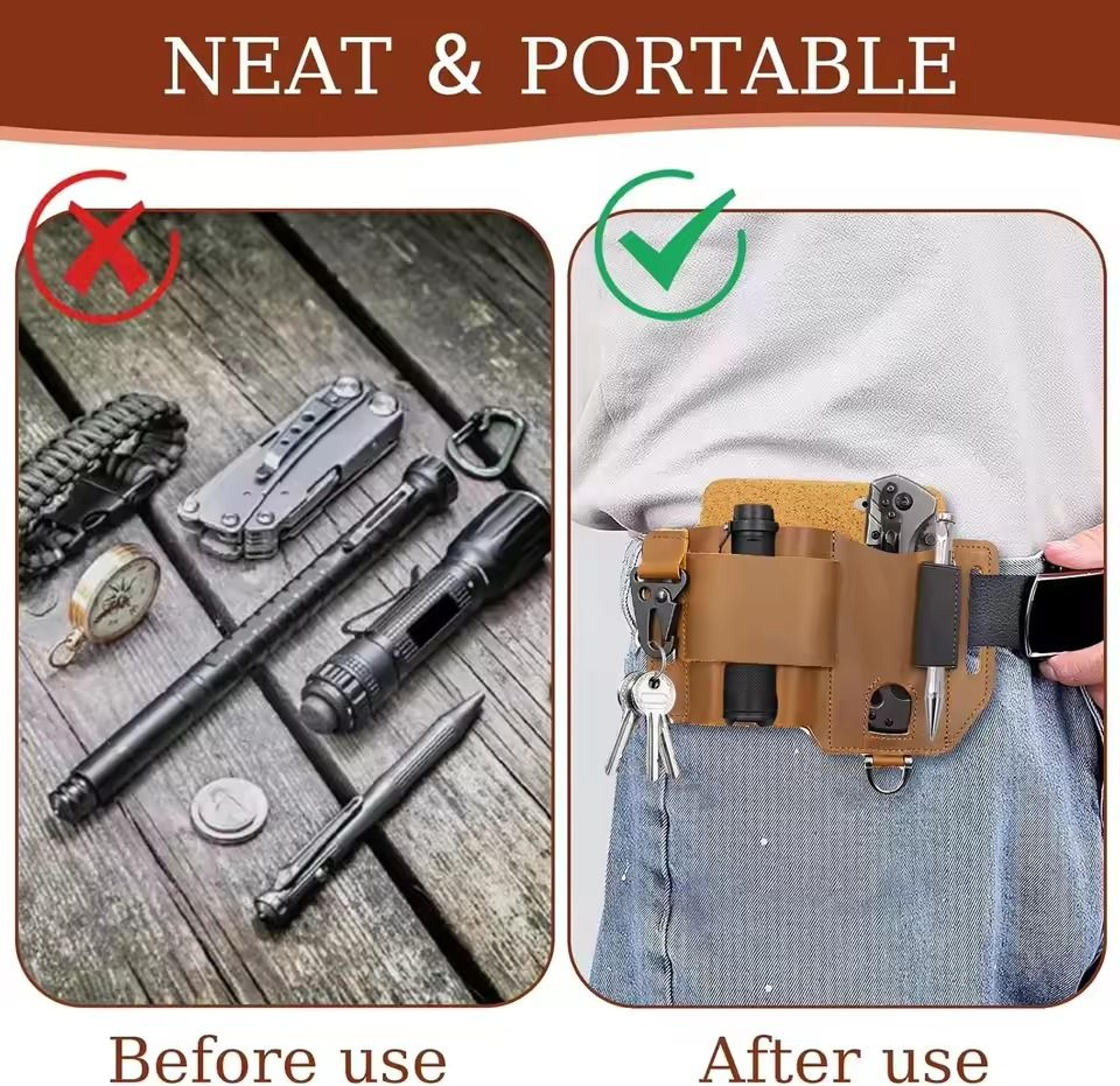 Leather Tool Belt Bag Waist Organizer For Outdoor Work 3