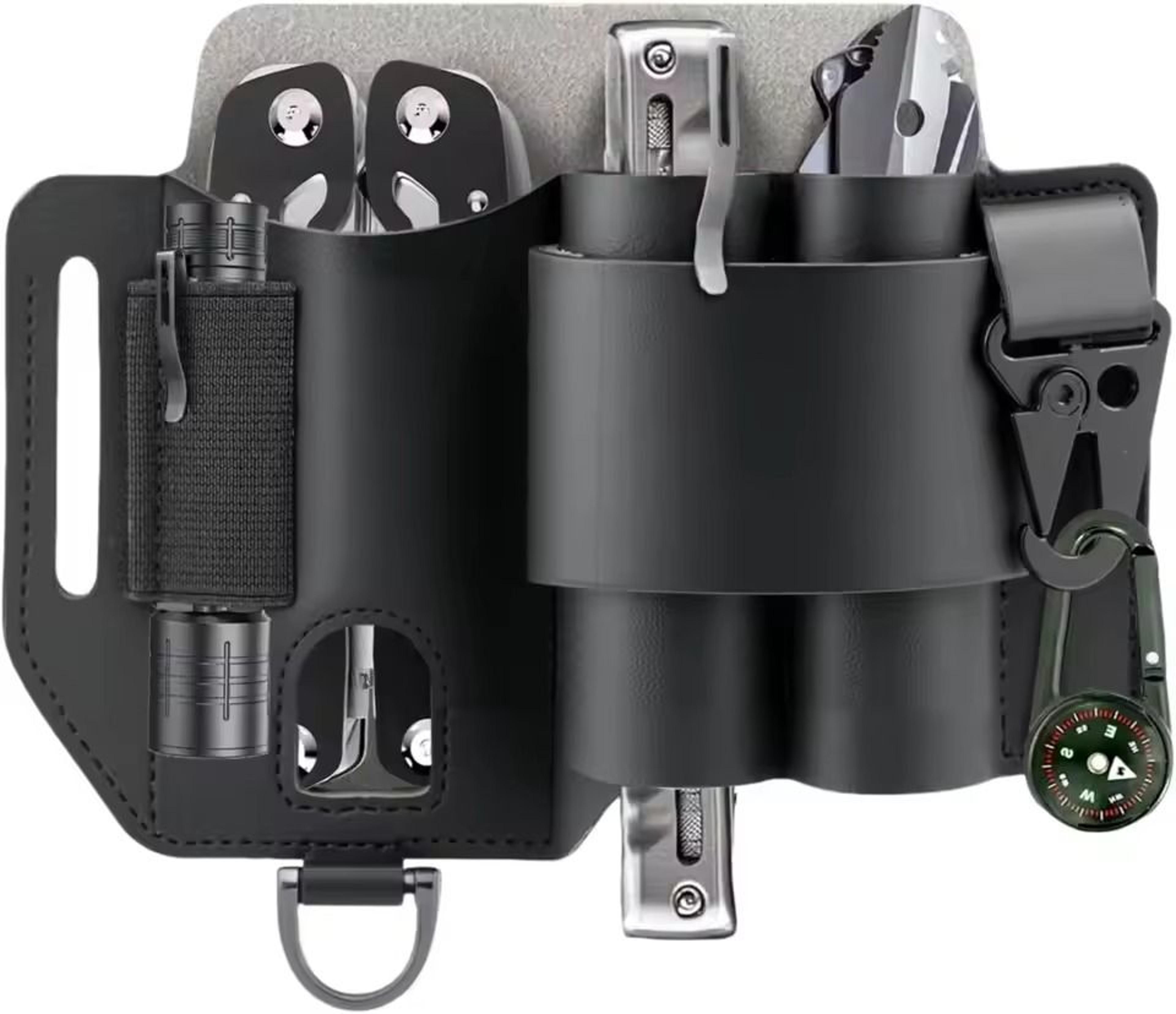 Leather Tool Belt Bag Waist Organizer For Outdoor Work 6