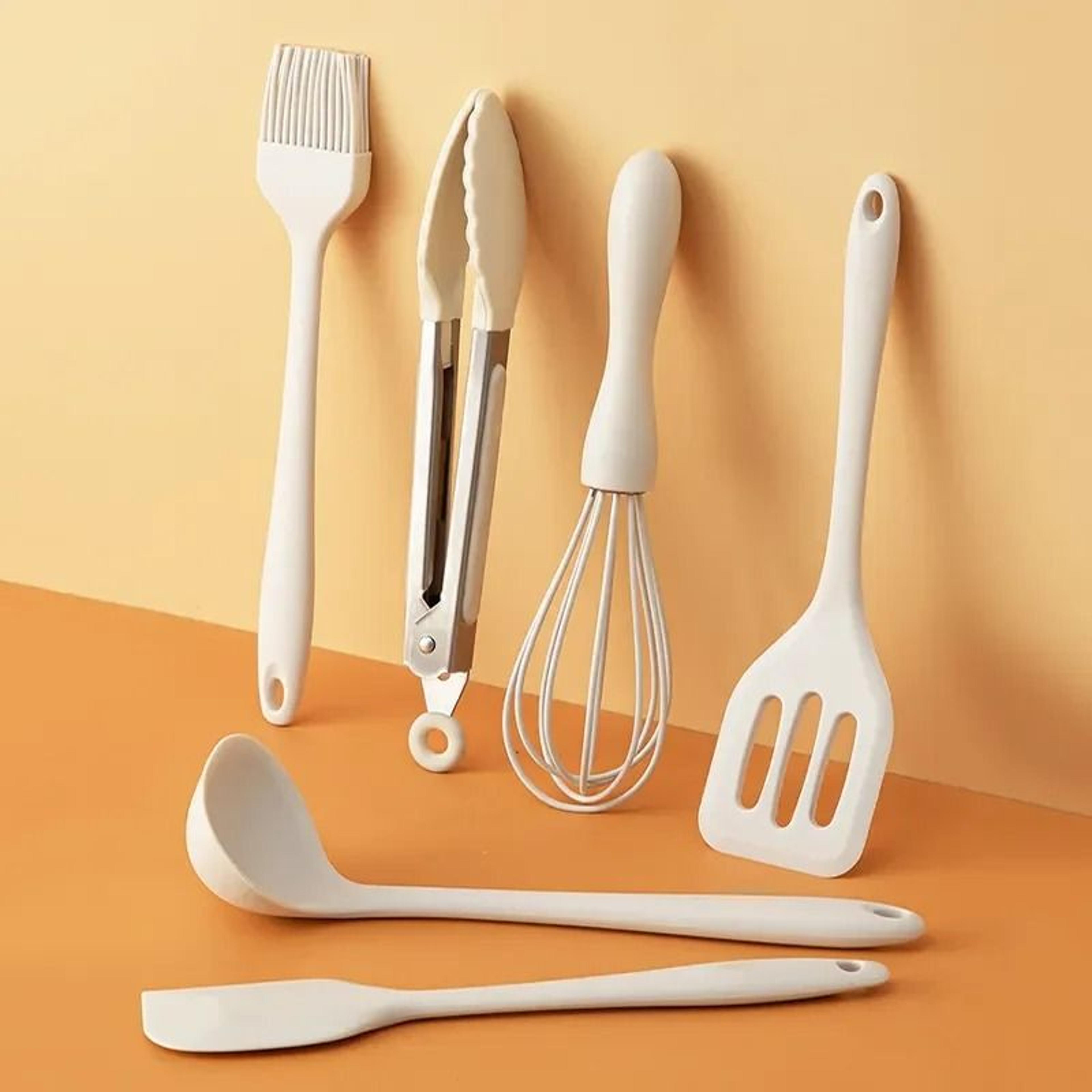 Silicone Kitchen Utensil Set Non Stick Cooking And Baking Tools 0