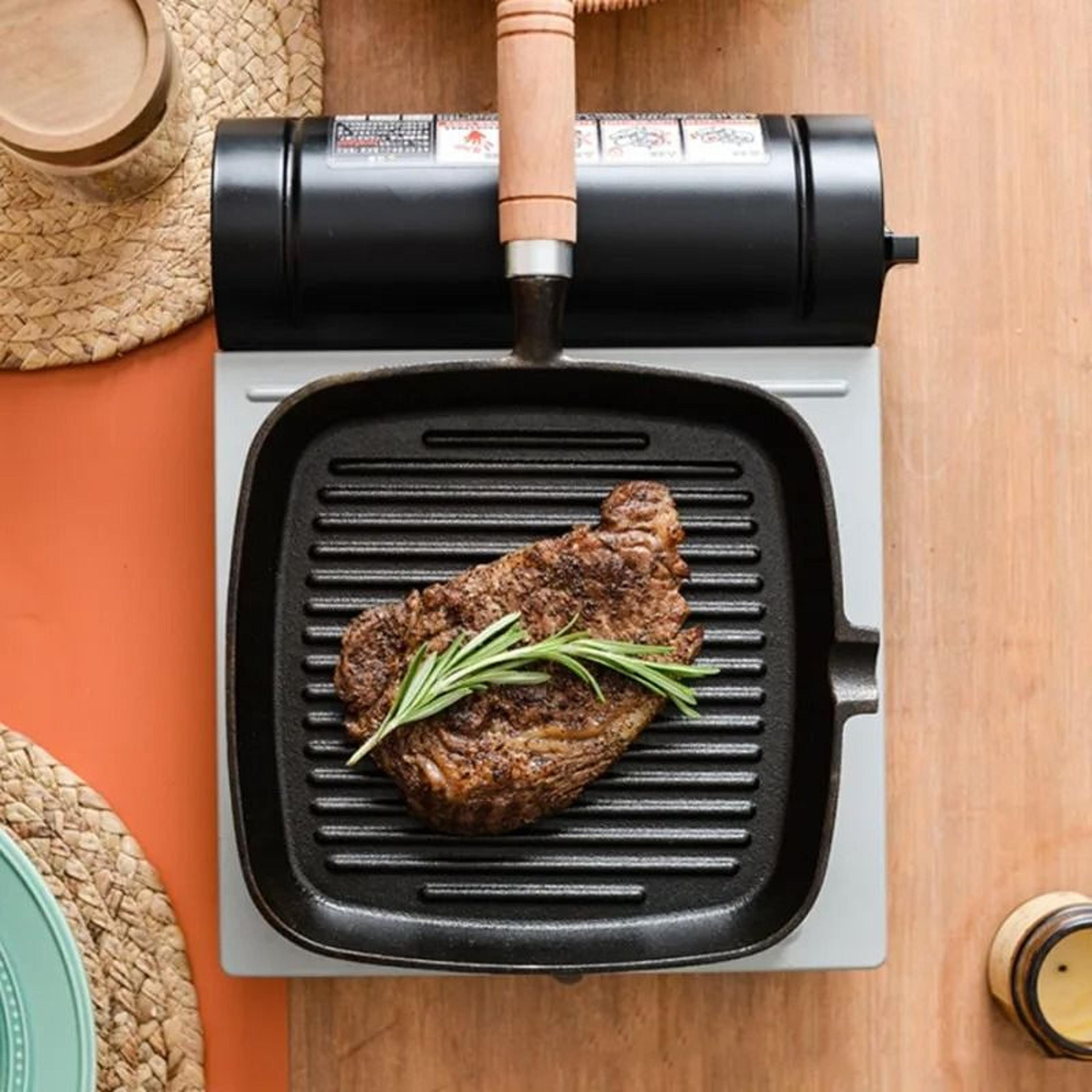 Thickened Cast Iron Steak Frying Pan For High Heat Cooking 4