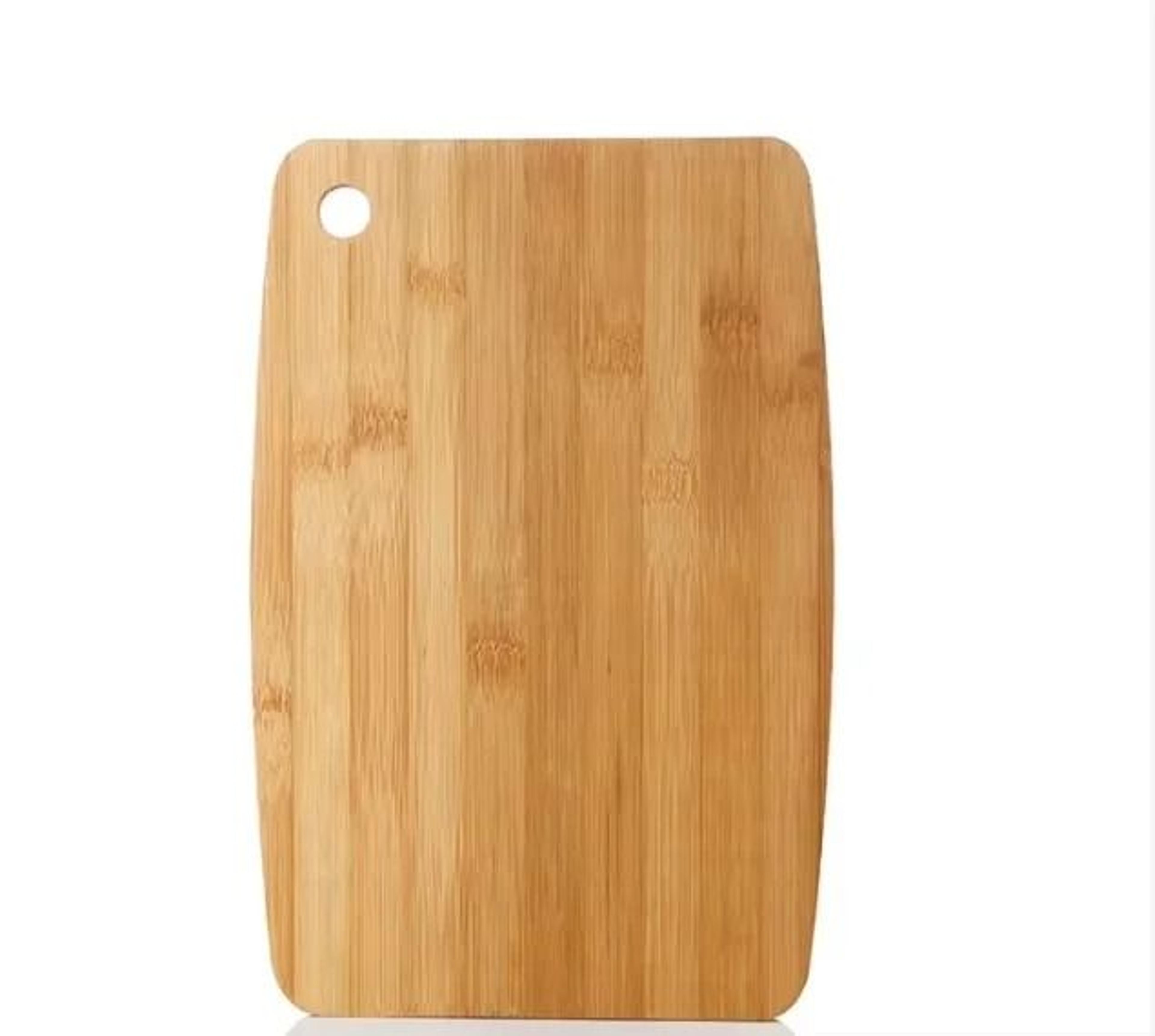 Natural Bamboo Cutting Board Large Double Sided Solid Wood Board 6