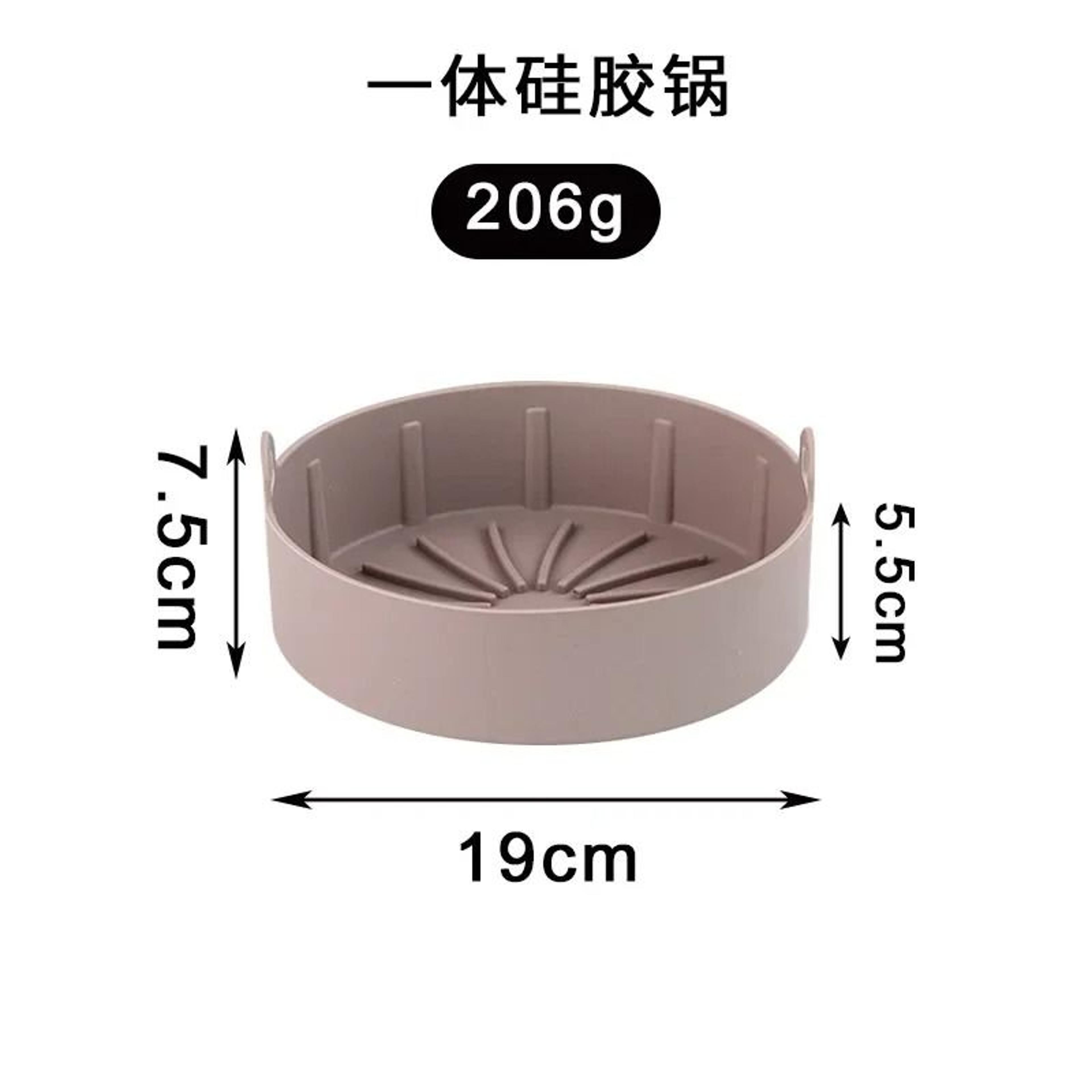 Air Fryer Silicone Grill Pot Tray Bakeware Pan 9