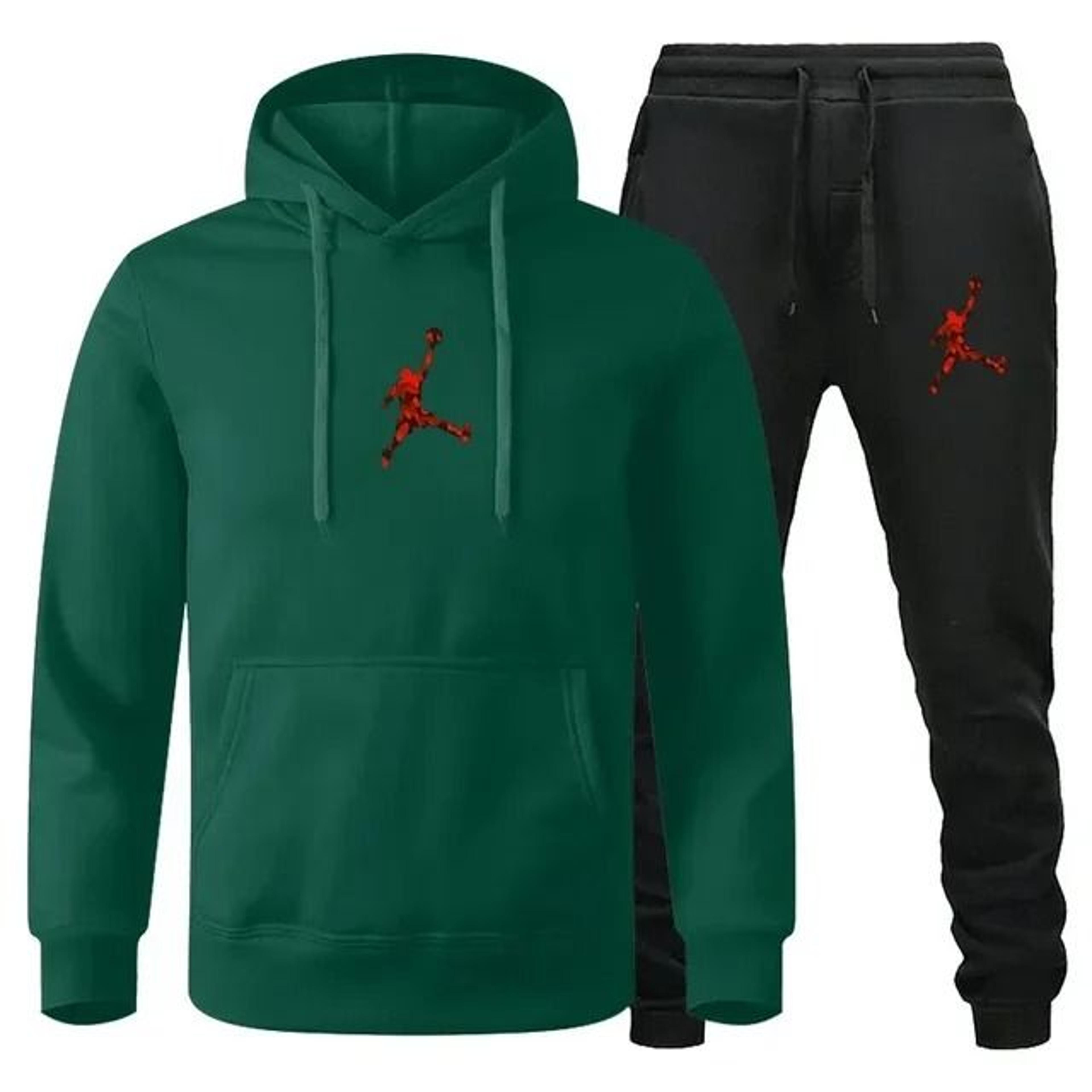 Men Autumn Winter Jogging Sportswear Set Sweatshirt And Pants 13