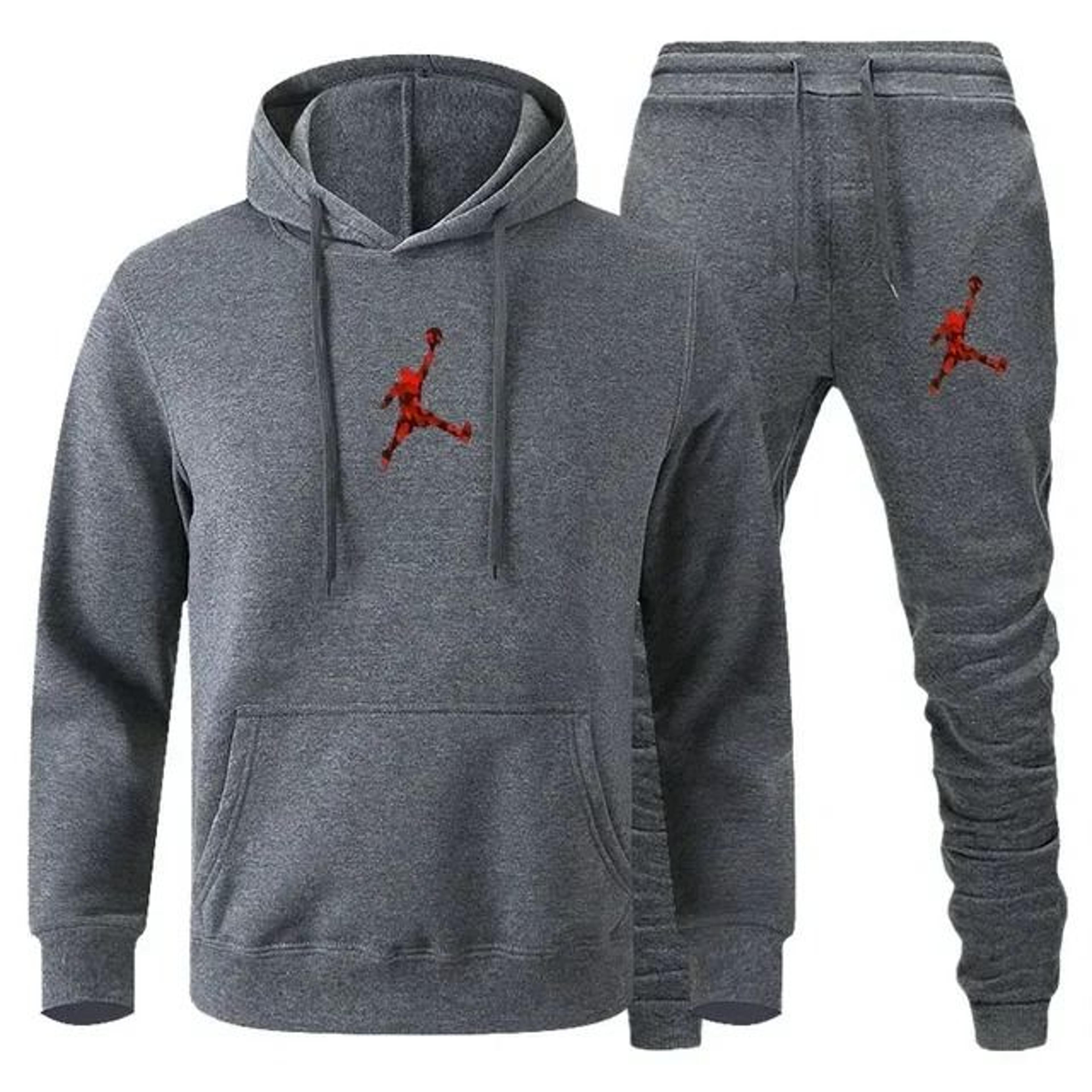 Men Autumn Winter Jogging Sportswear Set Sweatshirt And Pants 19