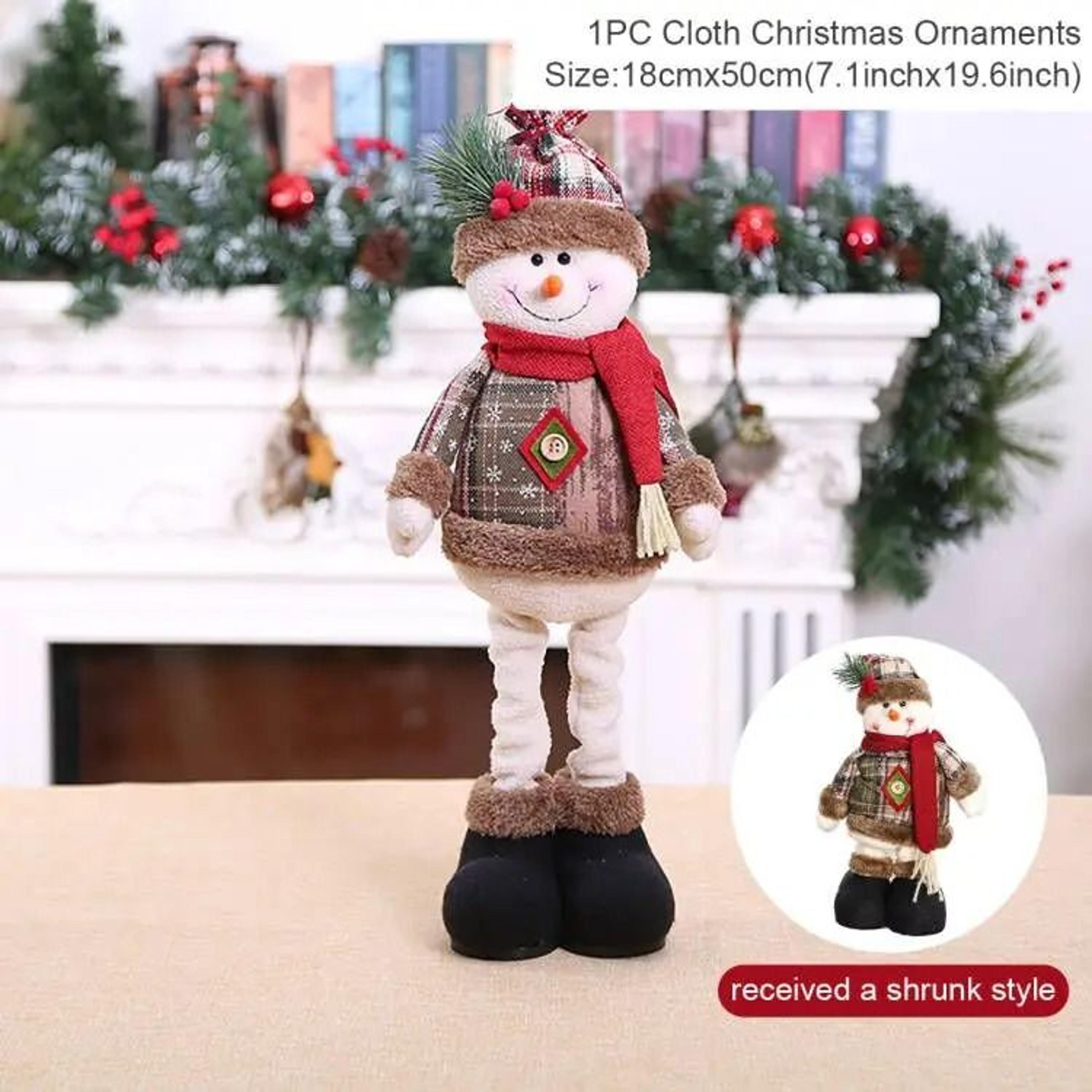 Telescopic Christmas Doll Decoration For Home Holiday Display 6