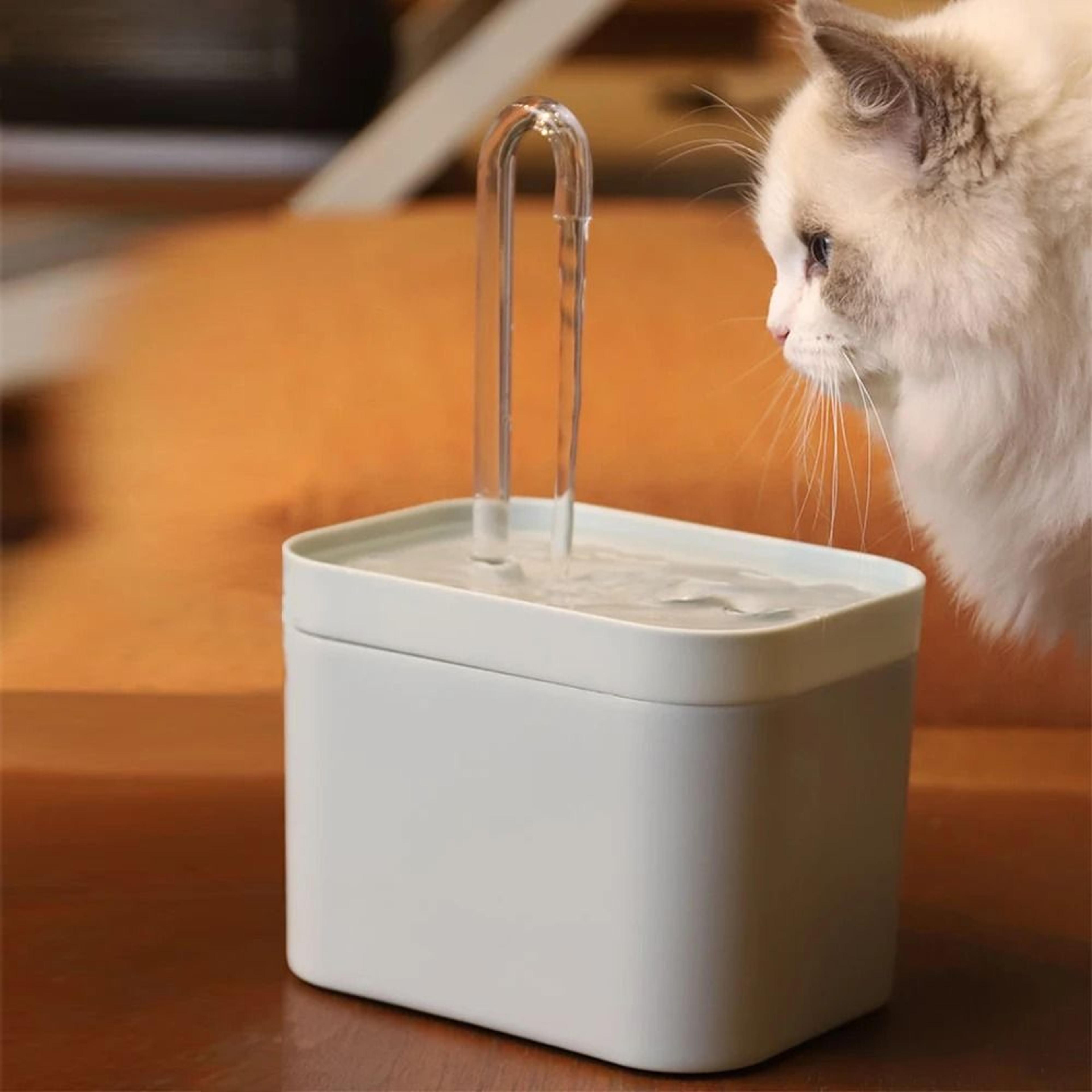 ultra quiet automatic pet water fountain with filter 1.5 liter