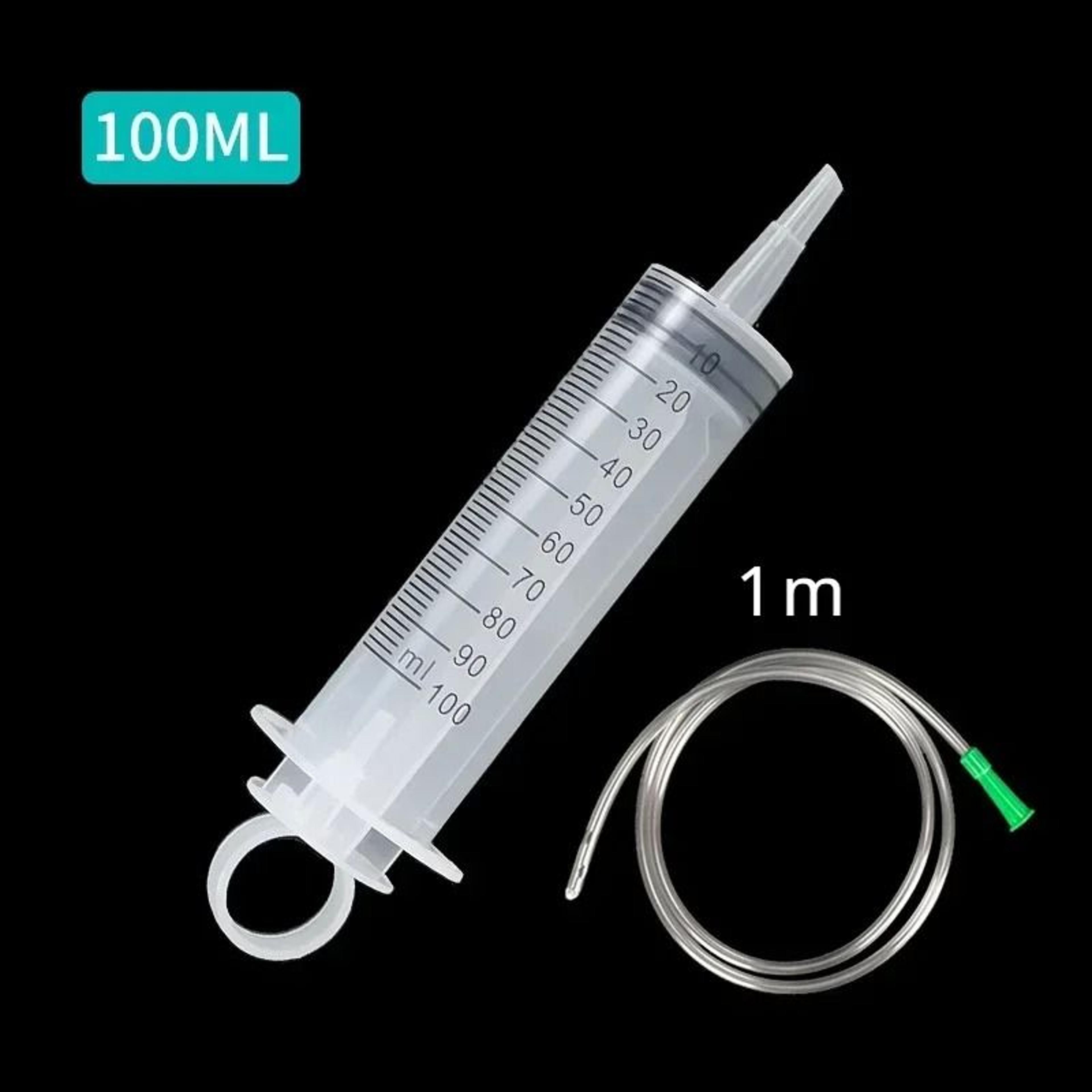 Large Capacity Reusable Syringe Oil Pump With Hose 6