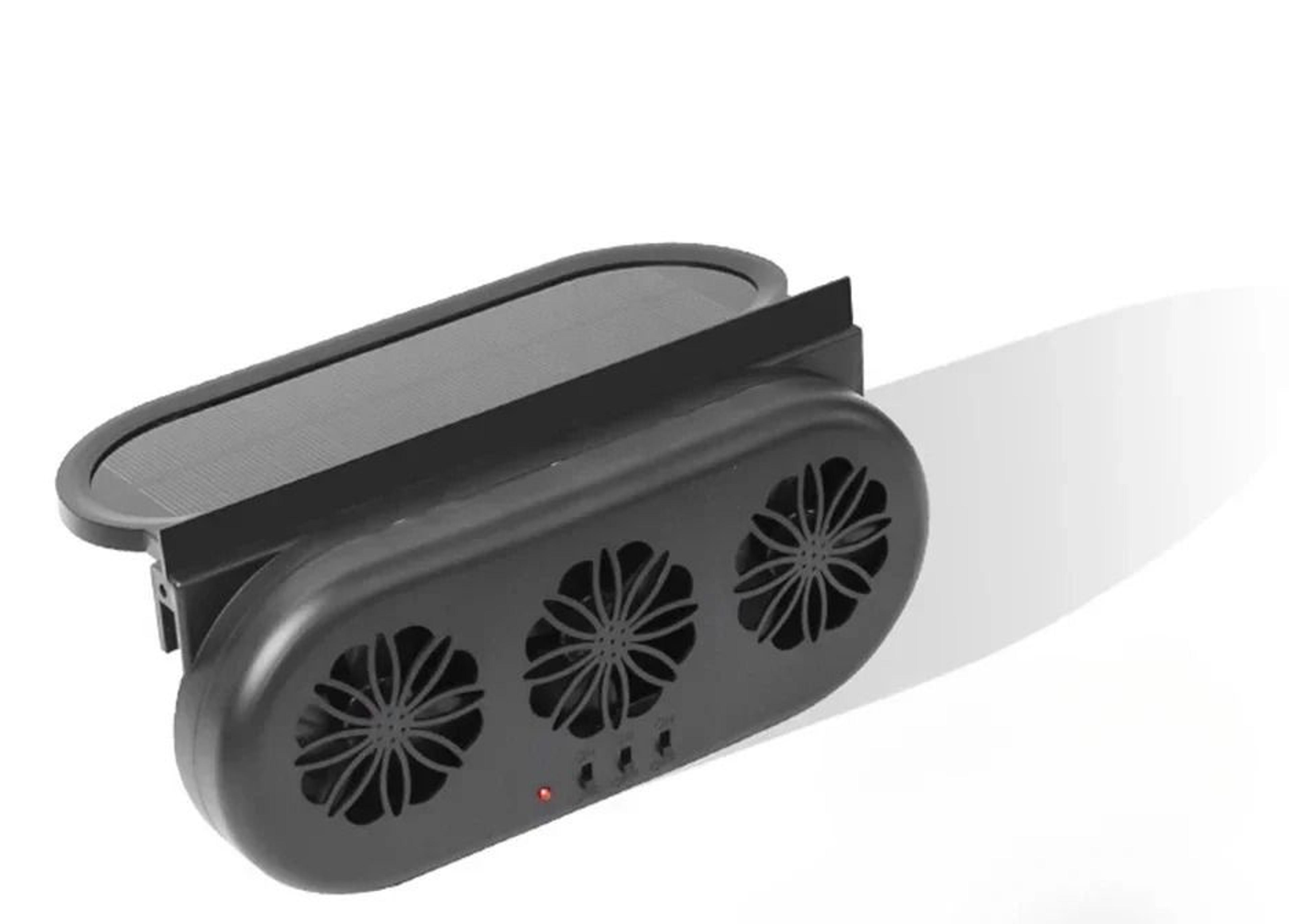 Solar Powered Car Window Exhaust Fan With USB Charging 8