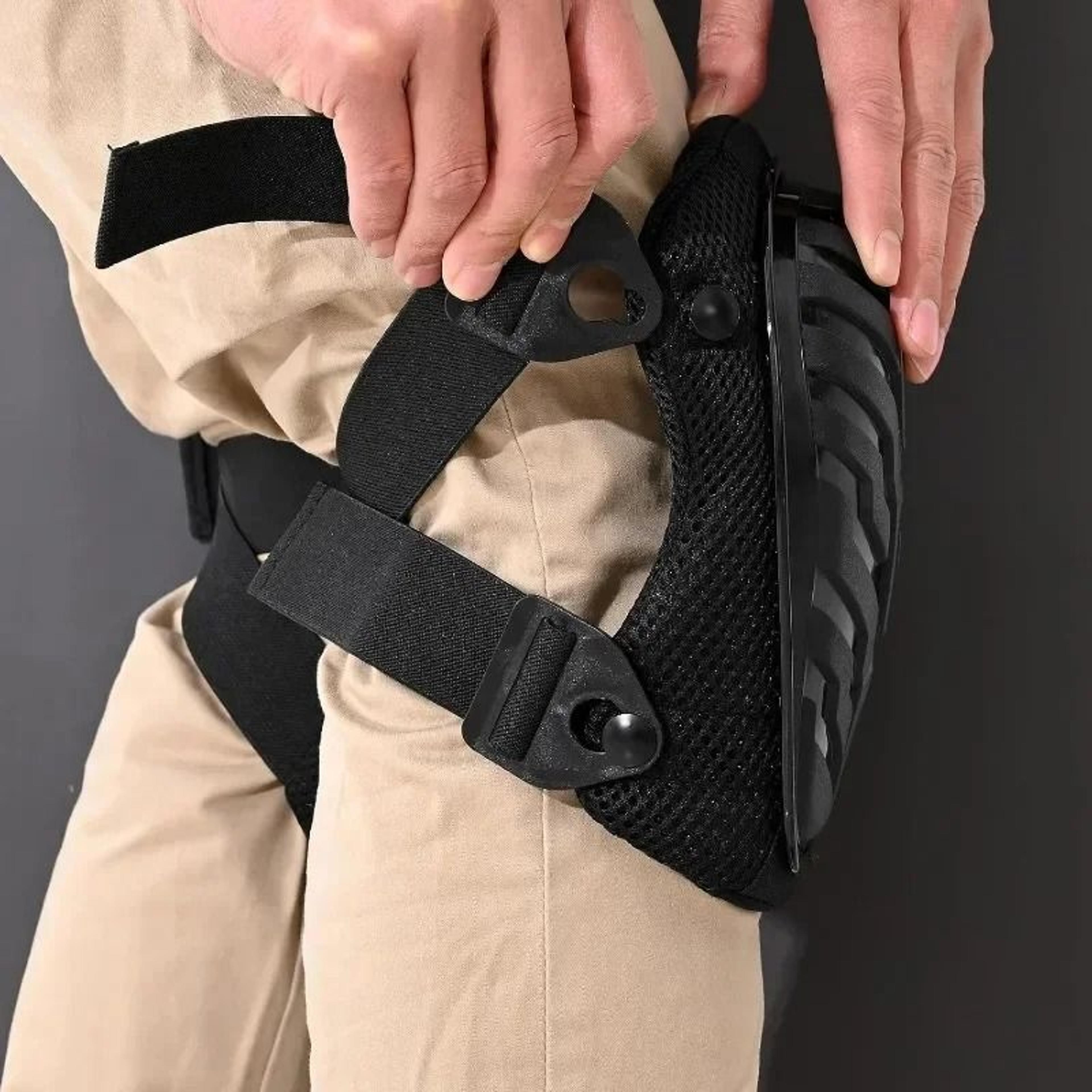 Professional Gel Work Knee Brace With Dual Adjustable Straps For Men And Women 5