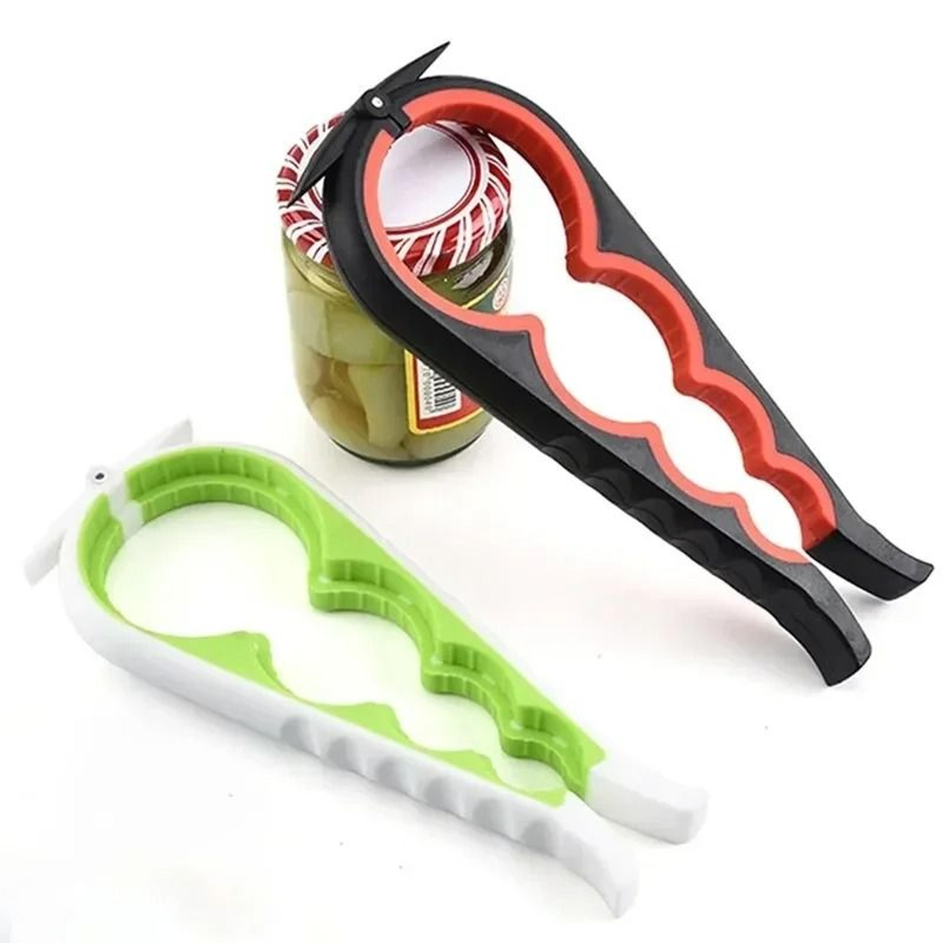 Four In One Multi Functional Bottle And Can Opener With Anti Slip Grip 2