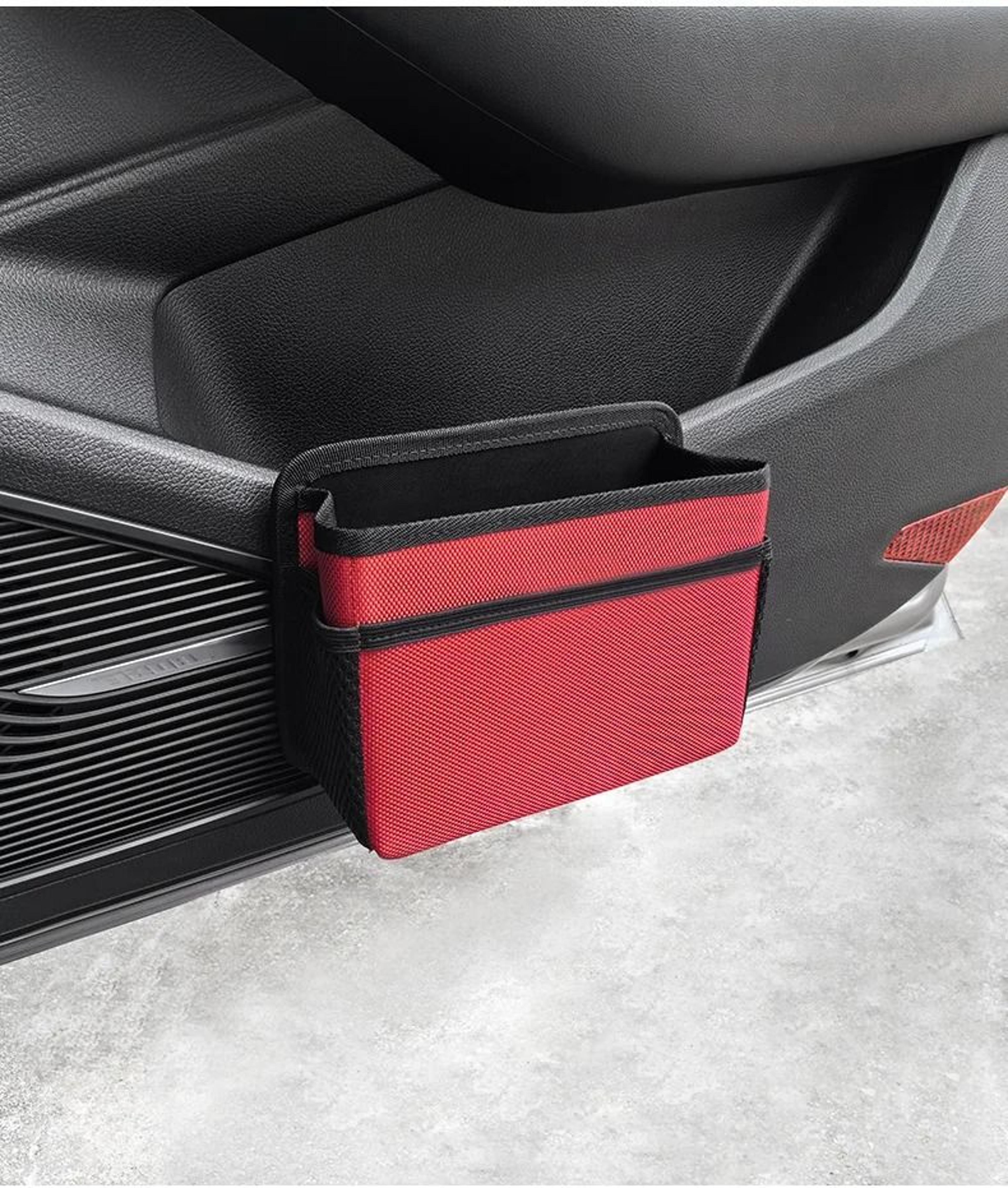 Car Seat Back Hanging Storage Bag With Compact Side Organizer 10