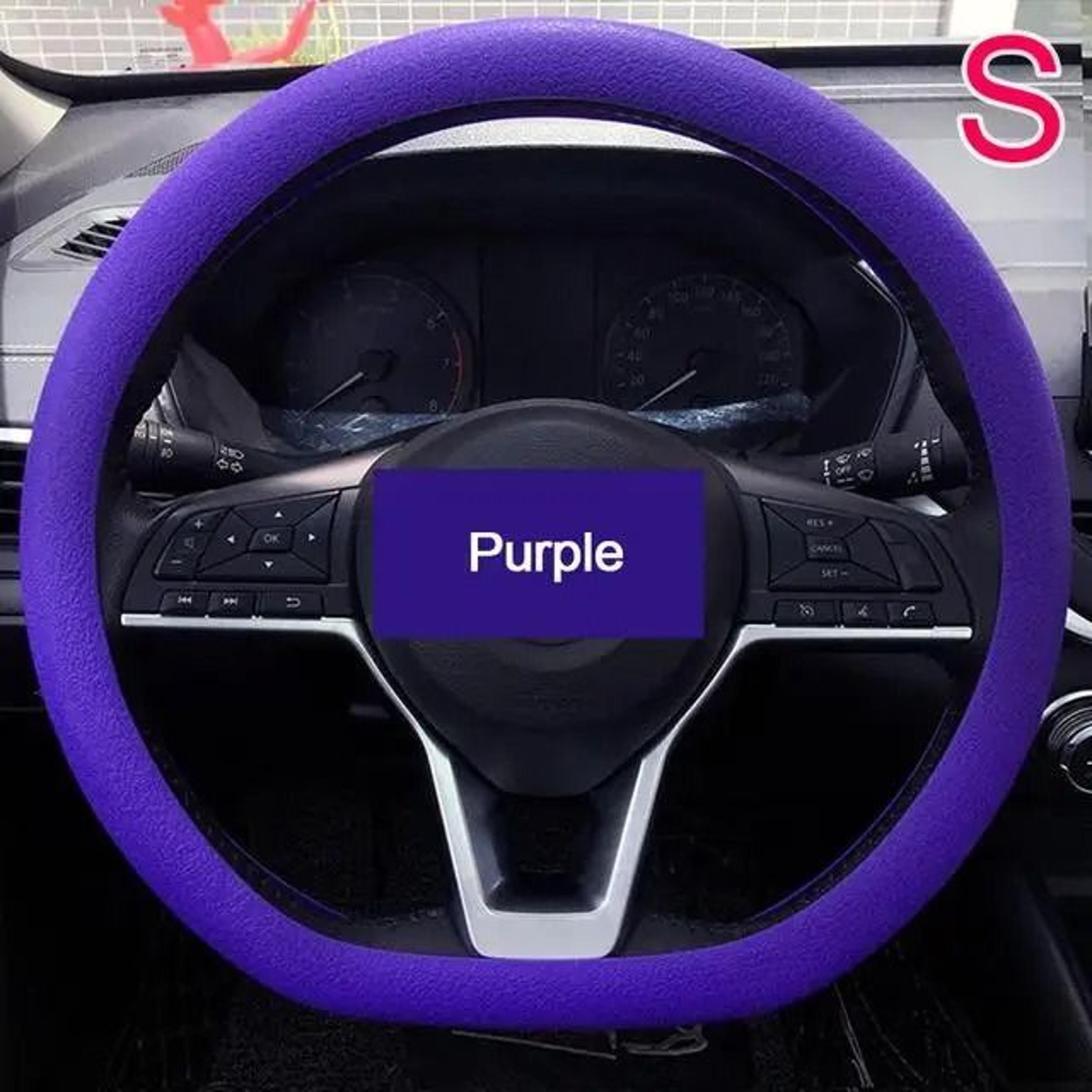 Universal Silicone Steering Wheel Cover With Soft Grip Texture 24