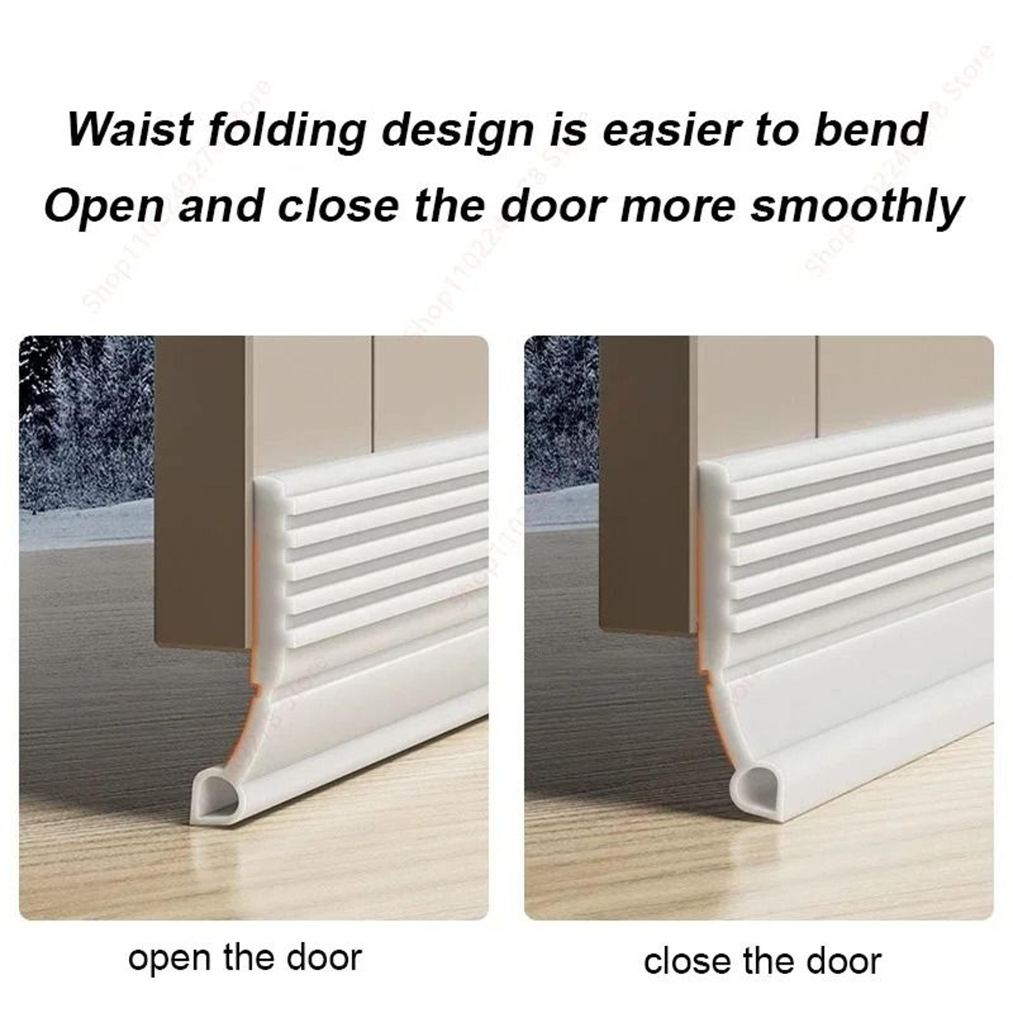 Door Bottom Sealing Strip Windproof Dust Stopper Noise Reducer 2