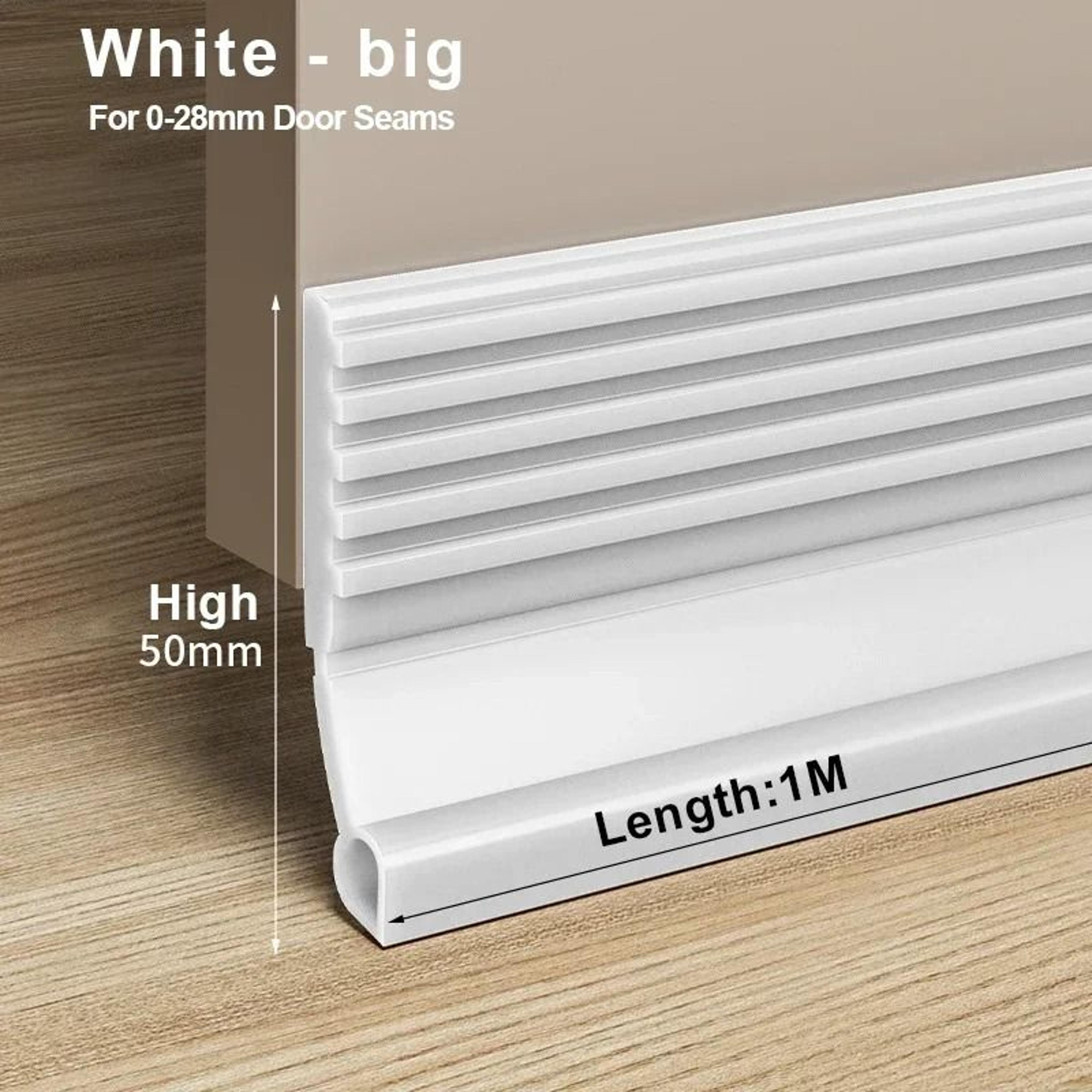 Door Bottom Sealing Strip Windproof Dust Noise Insulator 7