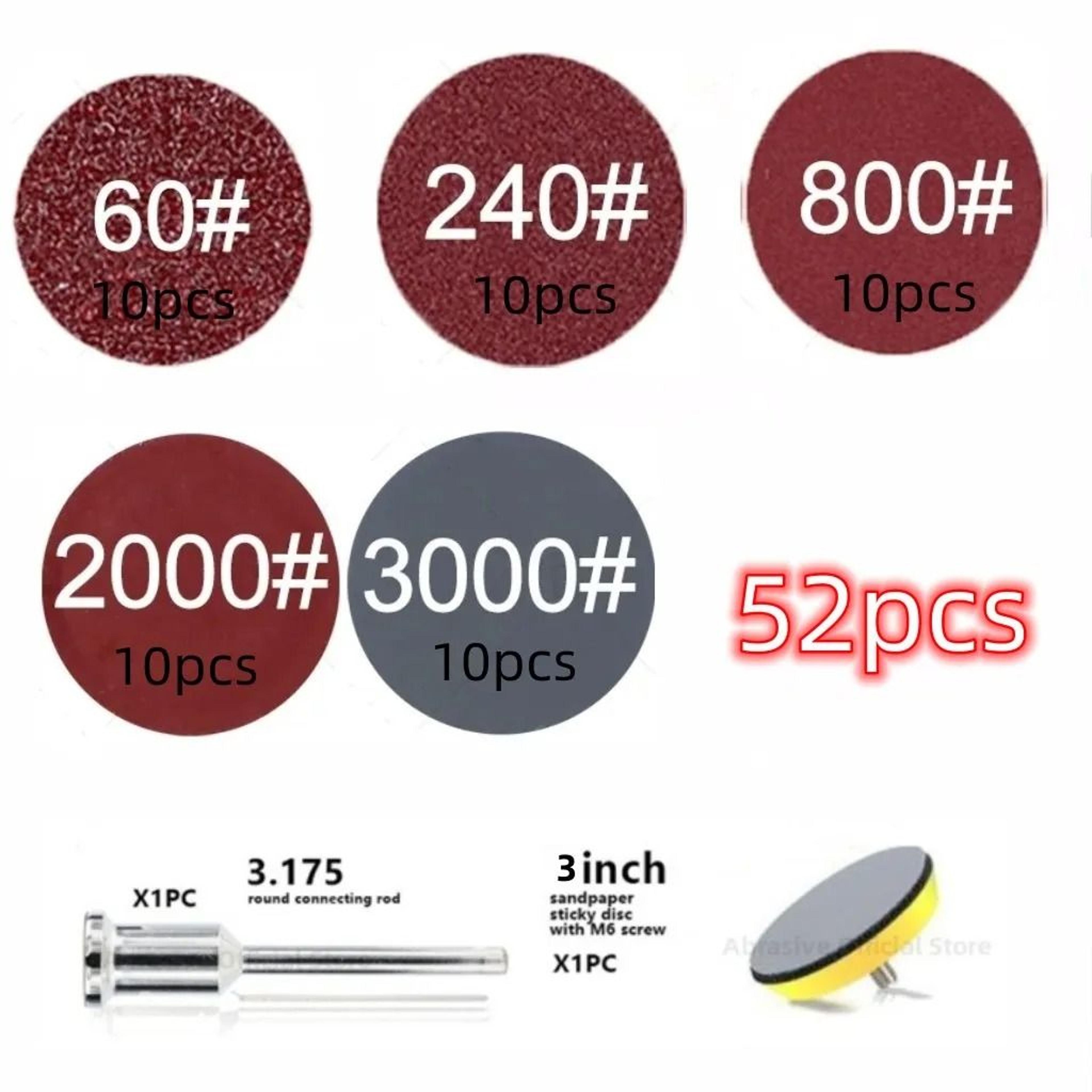 DIY Flocking Sanding Discs Pad Kit For Rotary Tools 8