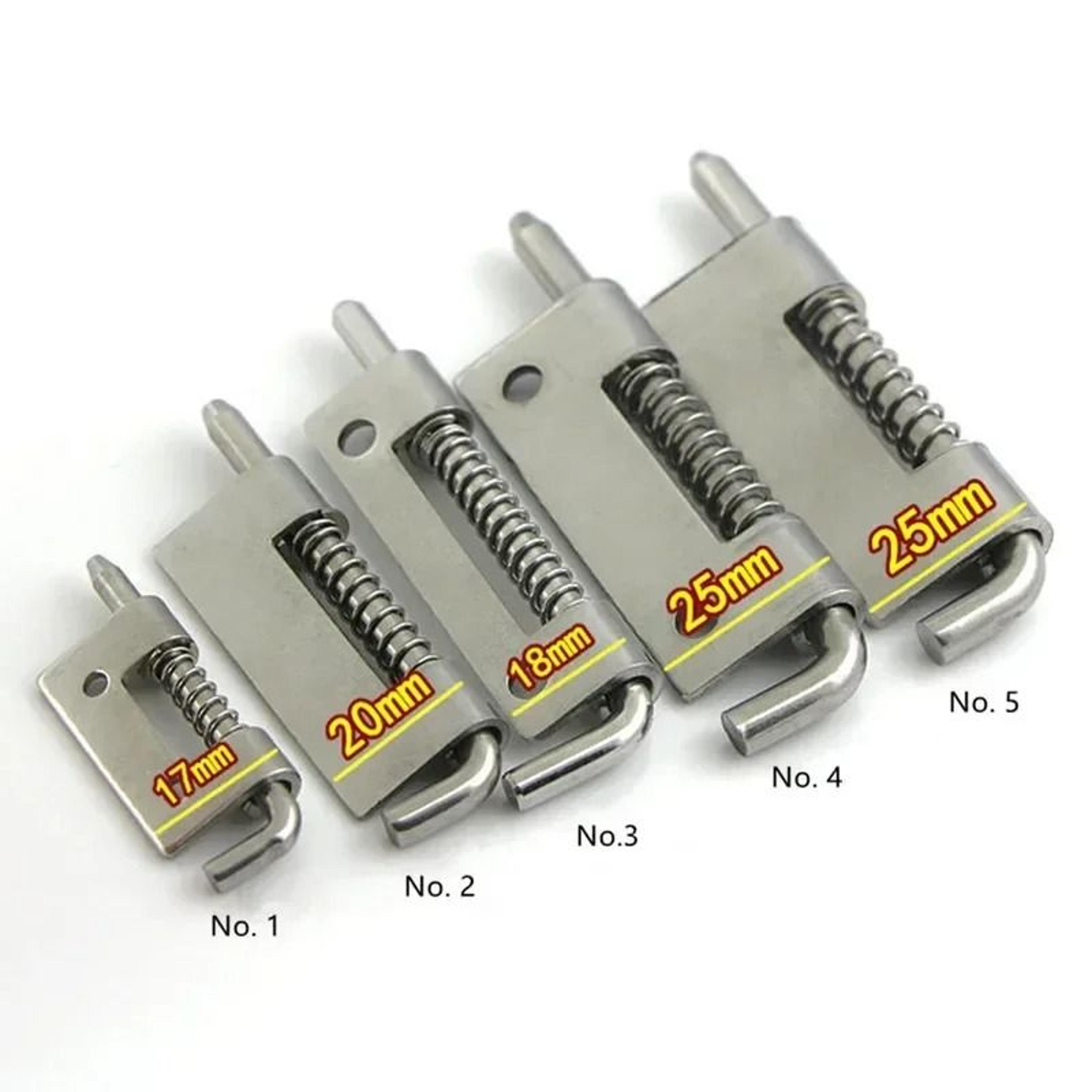 Stainless Steel Spring Loaded Barrel Bolt Door Latch 0