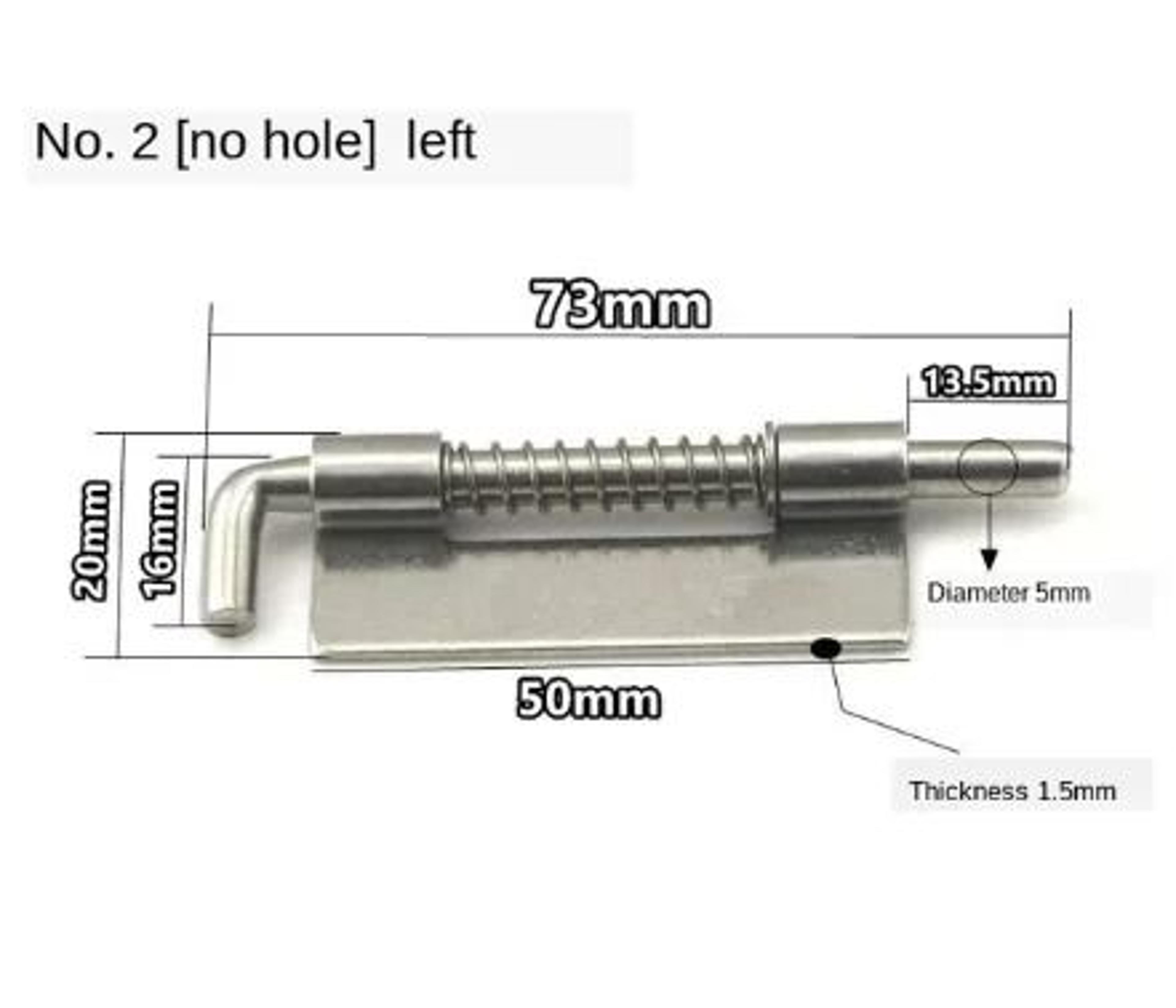Stainless Steel Spring Loaded Barrel Bolt Door Latch 14