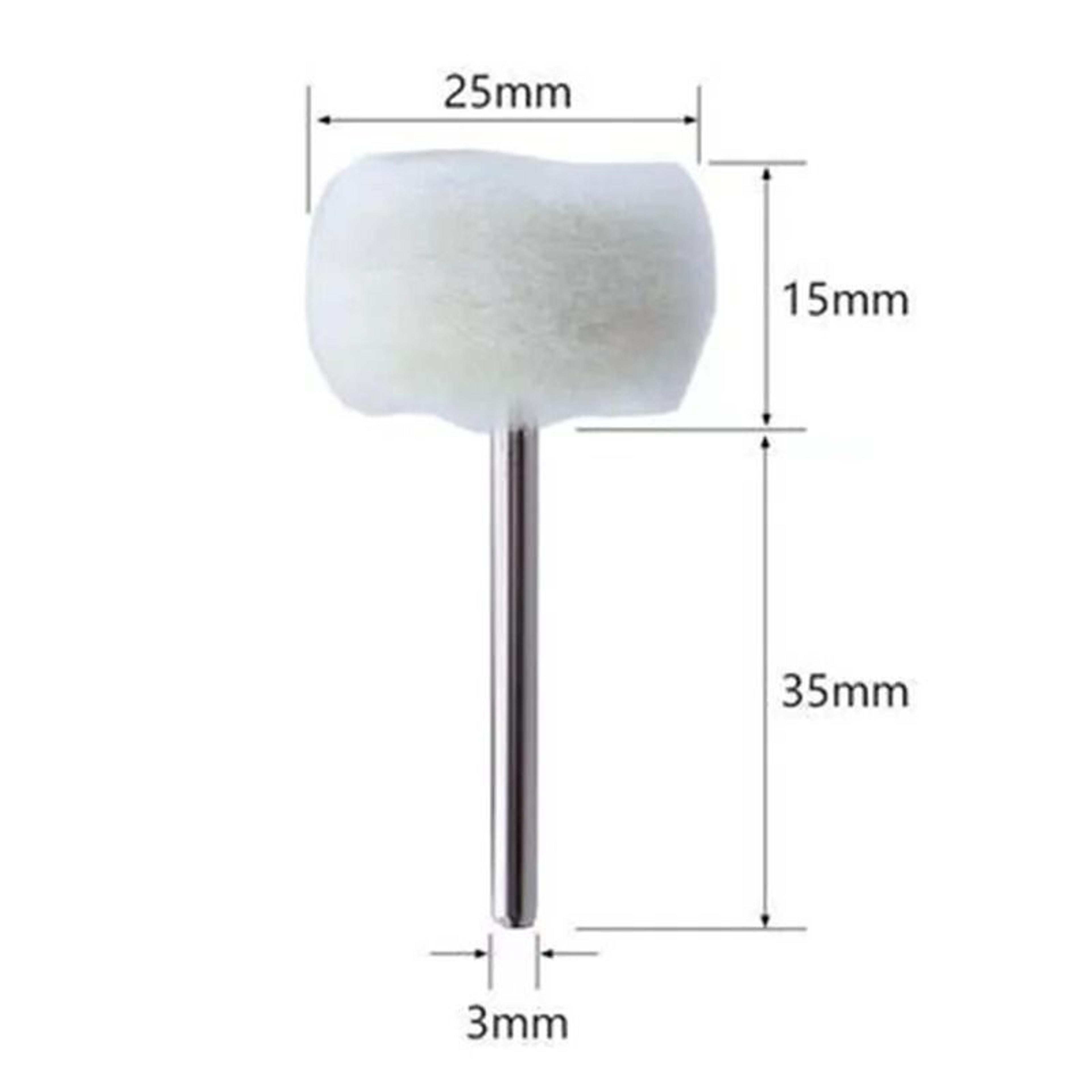 Mini Felt Buffing Wheels Grinding Sanding Head Set For Rotary Tools 6