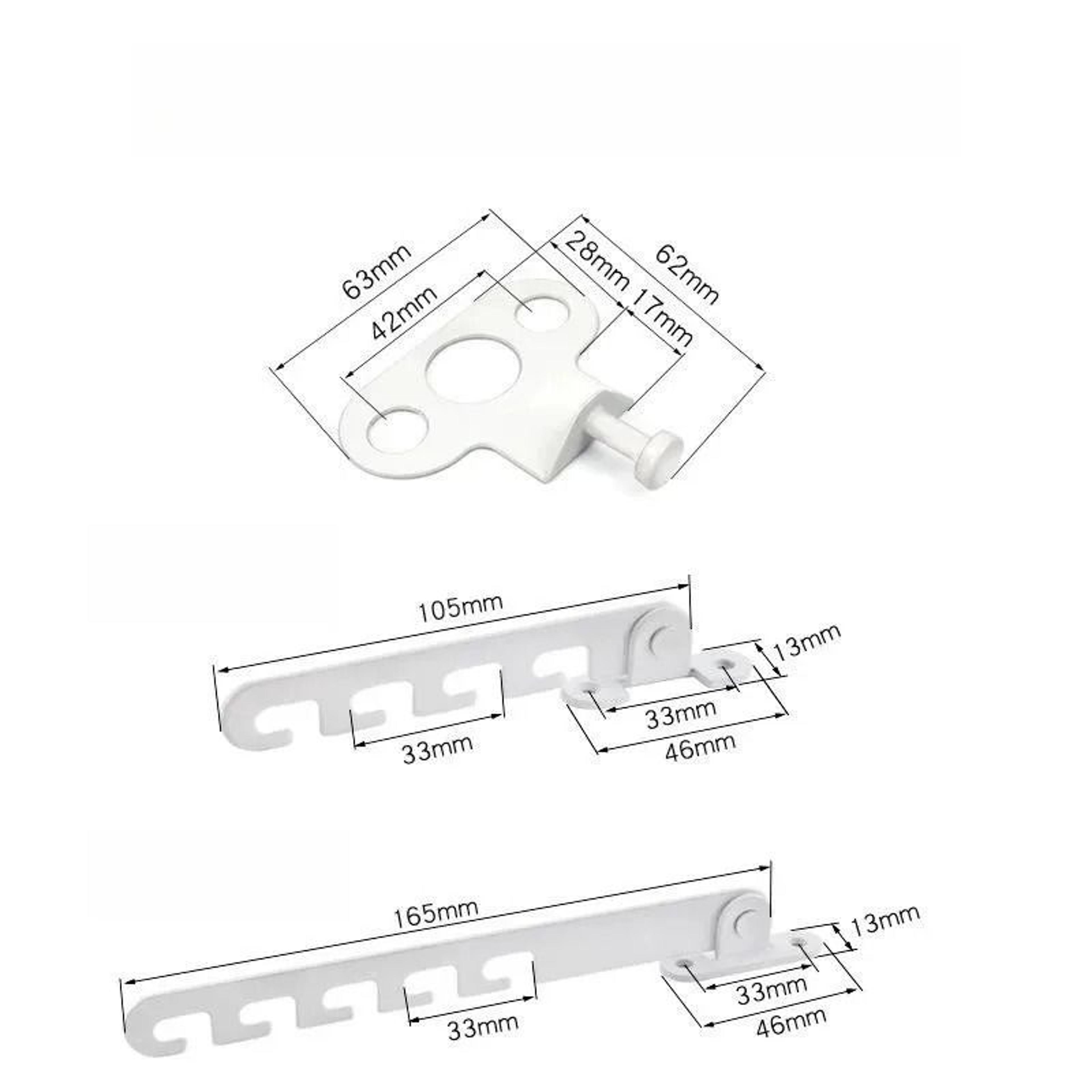 165mm Stainless Steel Window Support Wind Hook Latch Limiter Stay 5