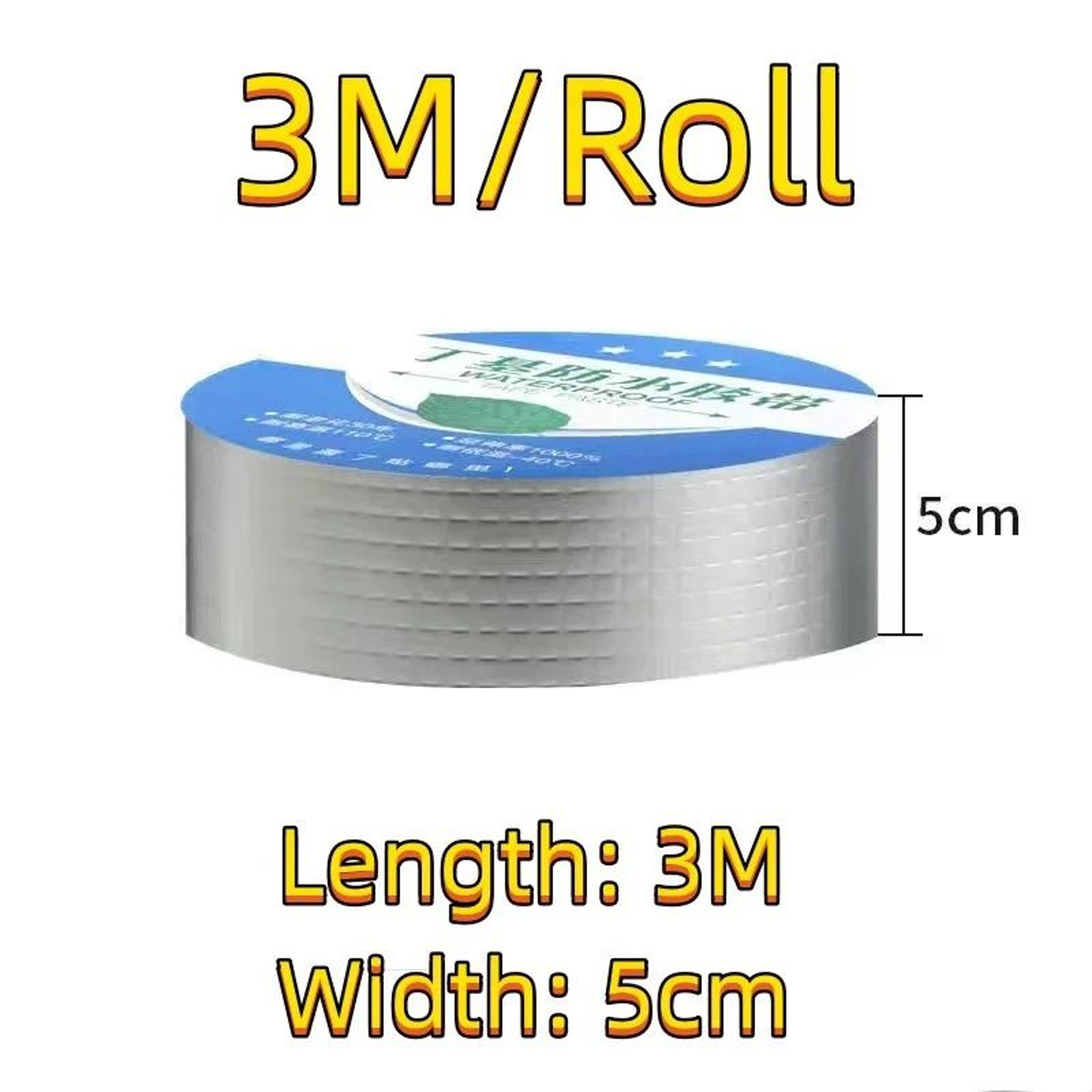 Aluminum Foil Butyl Rubber Waterproof Tape For Roof Pipe And Wall Repairs 7