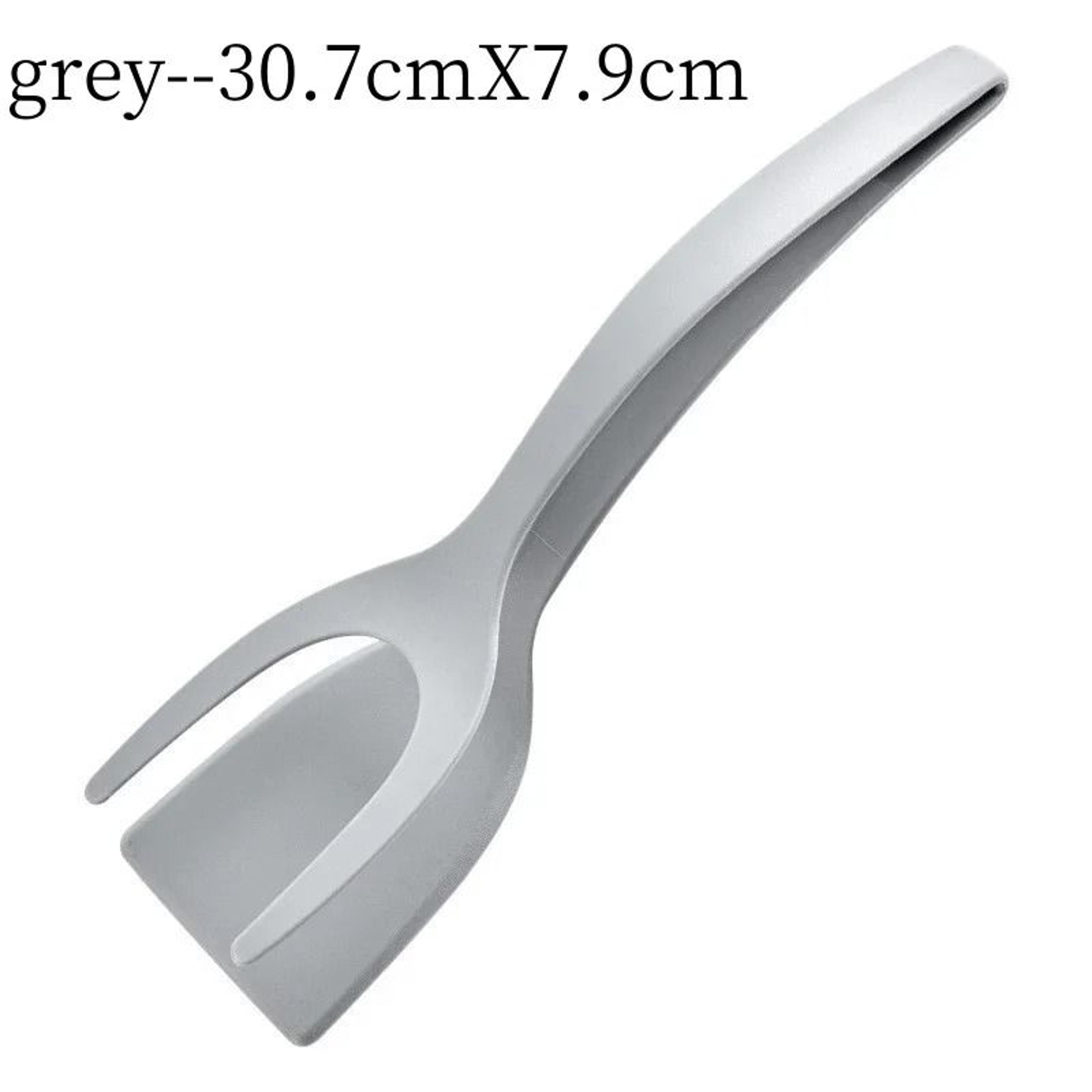 Silicone Shovel Clip Cooking Tongs Spatula Turner For Eggs Pancakes And Steak 6
