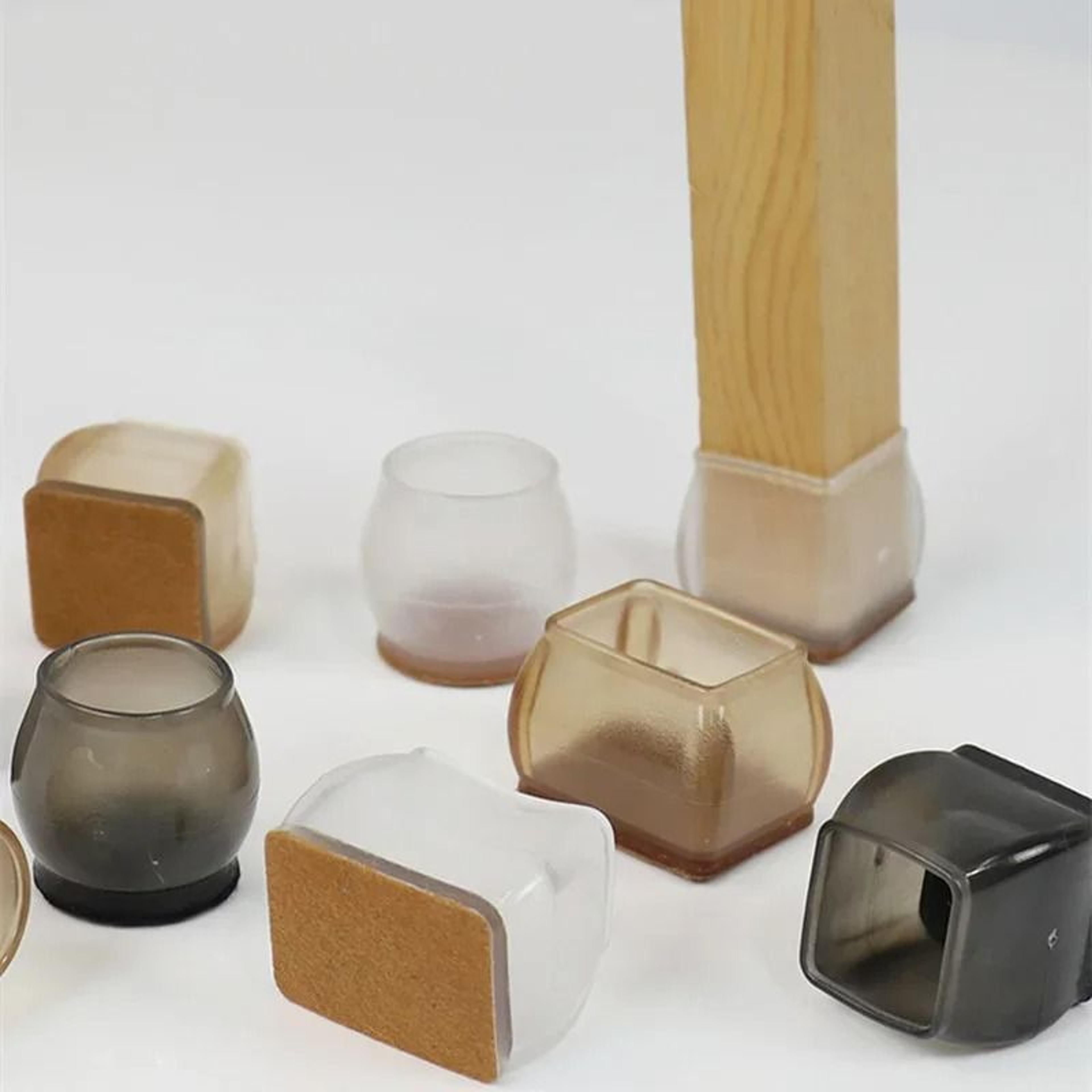 Silicone Chair And Table Leg Caps Floor Protector Pads Set 5