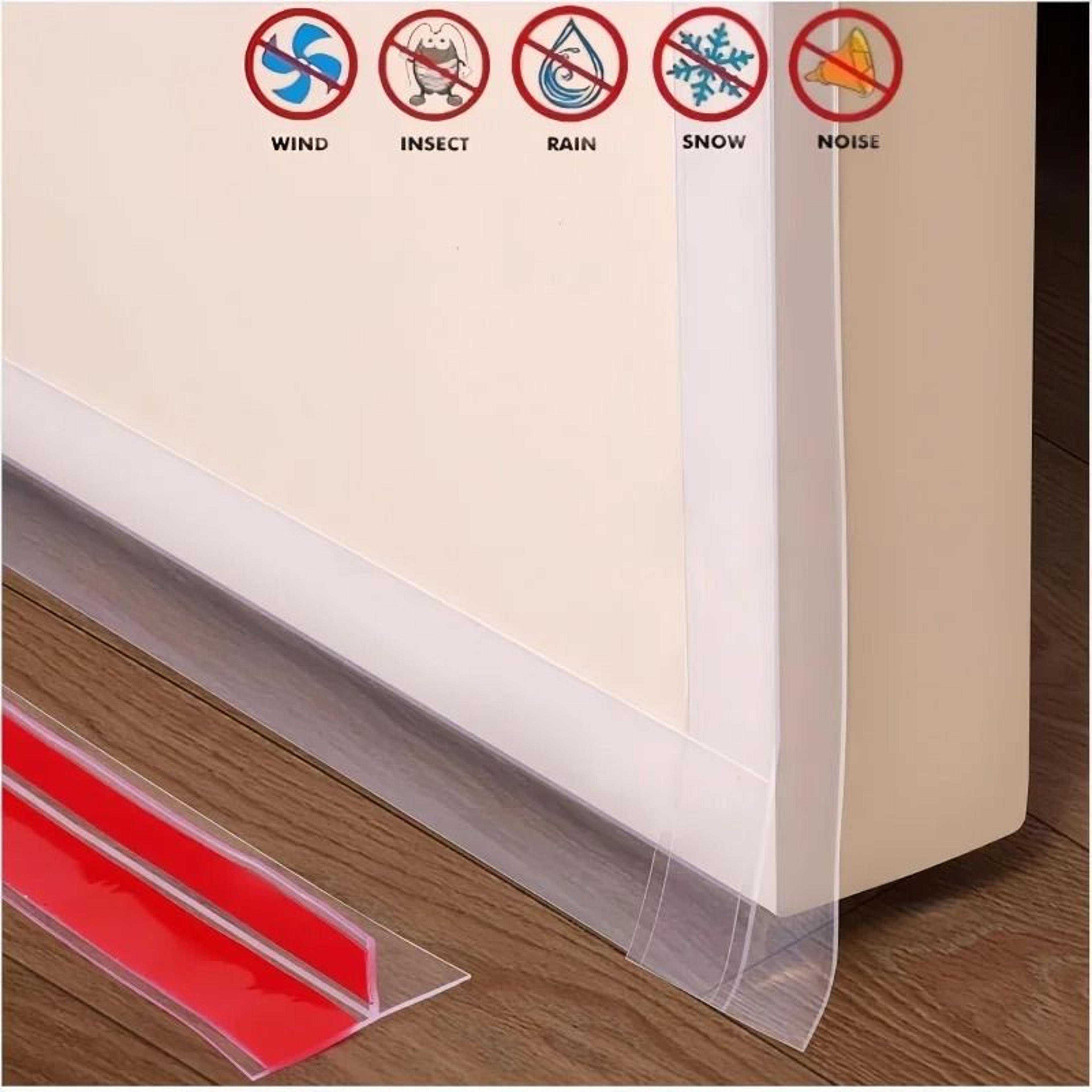 Silicone Door Draft Stopper Window Seal Strip For Gaps Dust And Noise Insulation 0