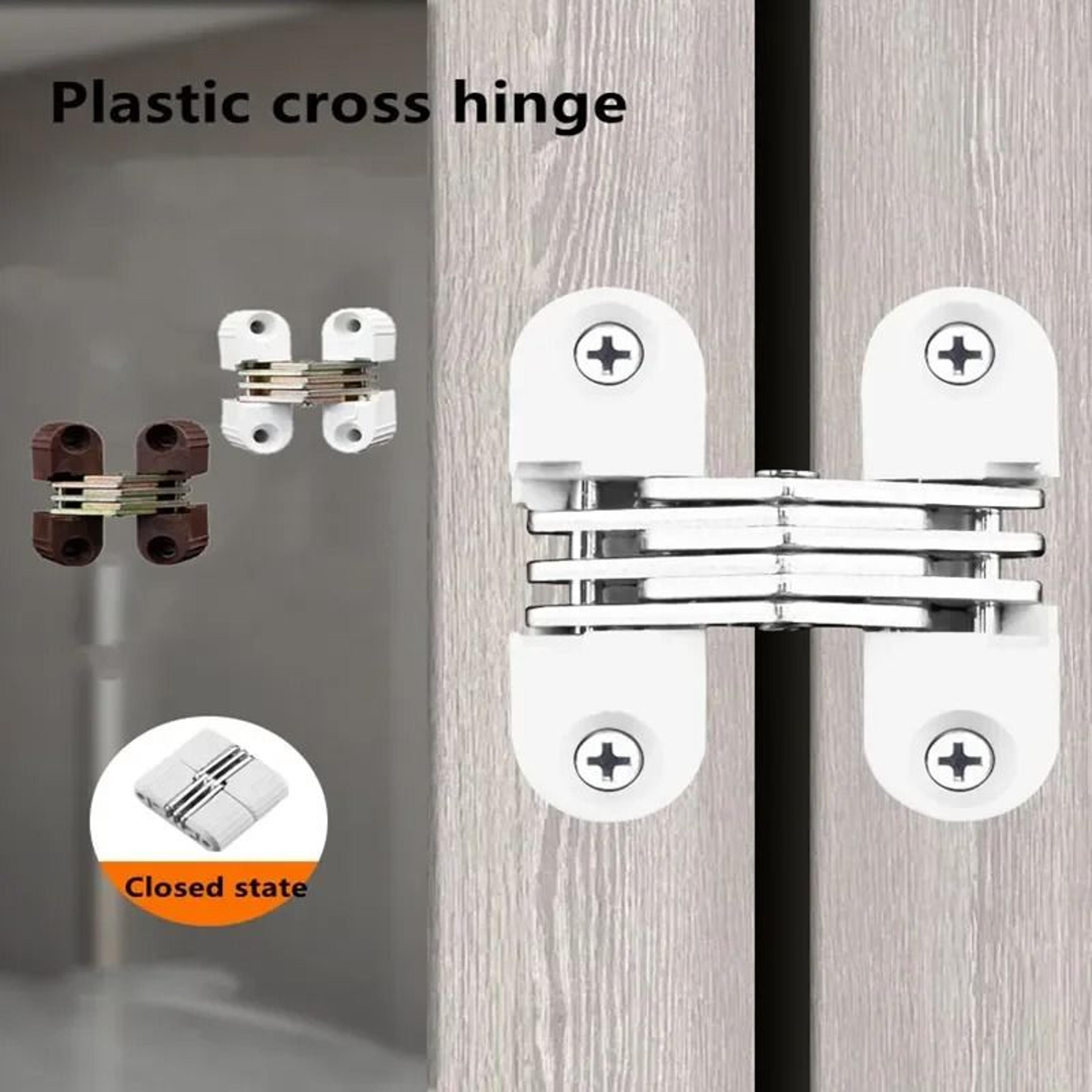 Cross Hidden Plastic And Iron Folding Door Table And Chair Hinge 0
