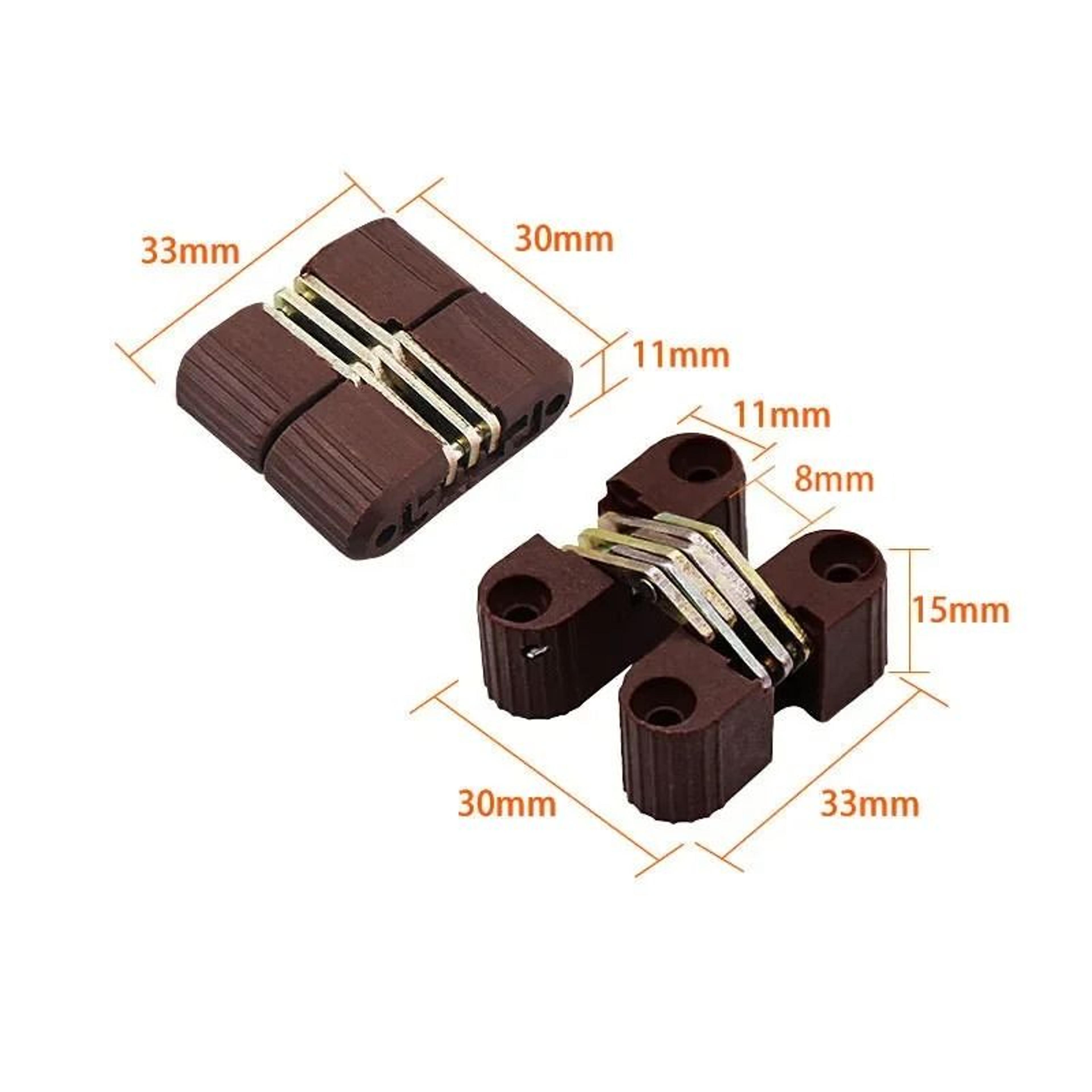 Cross Hidden Plastic And Iron Folding Door Table And Chair Hinge 6