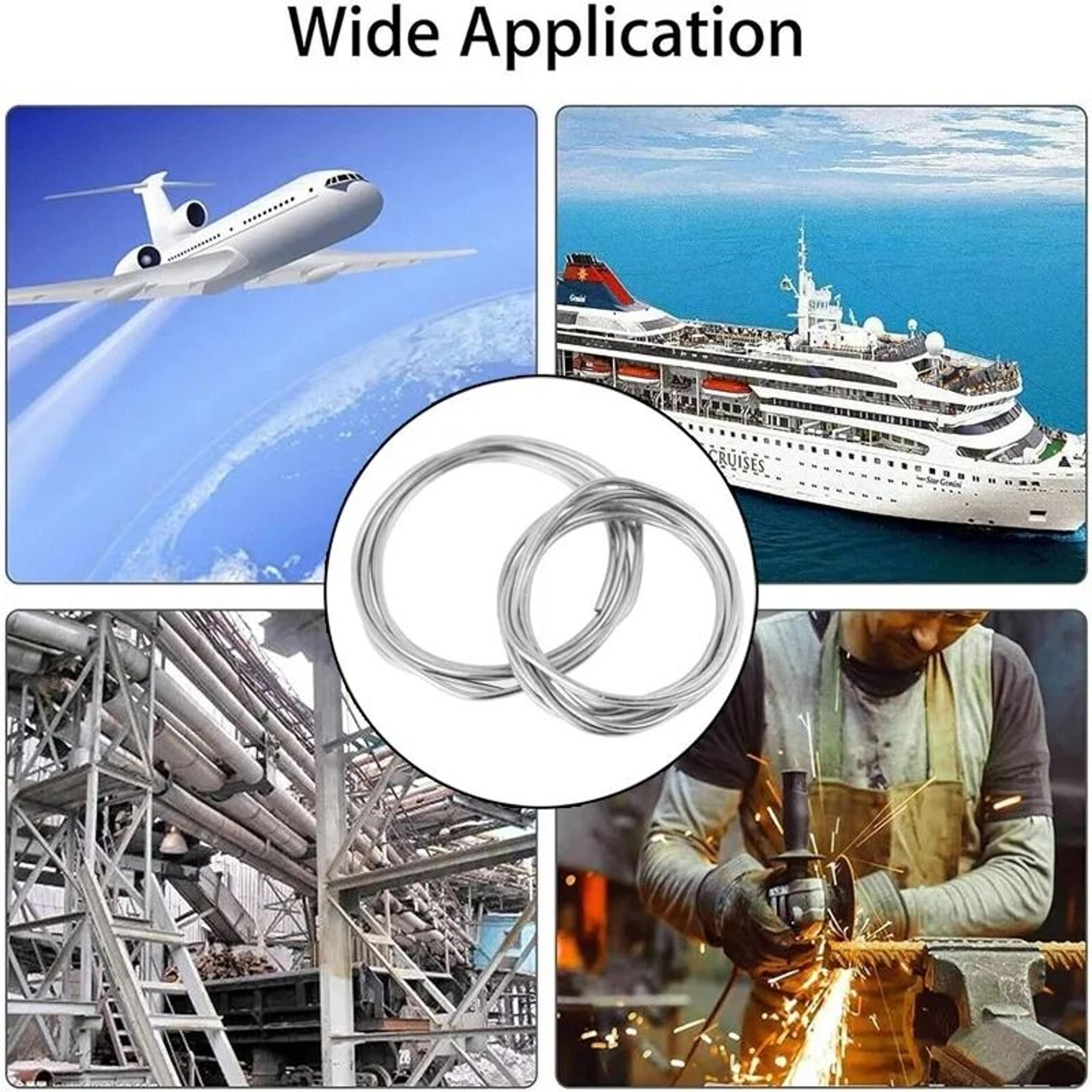 Low Temperature Melt Aluminum Welding Rods Flux Core Soldering Wire 16 Mm 2 Mm 0