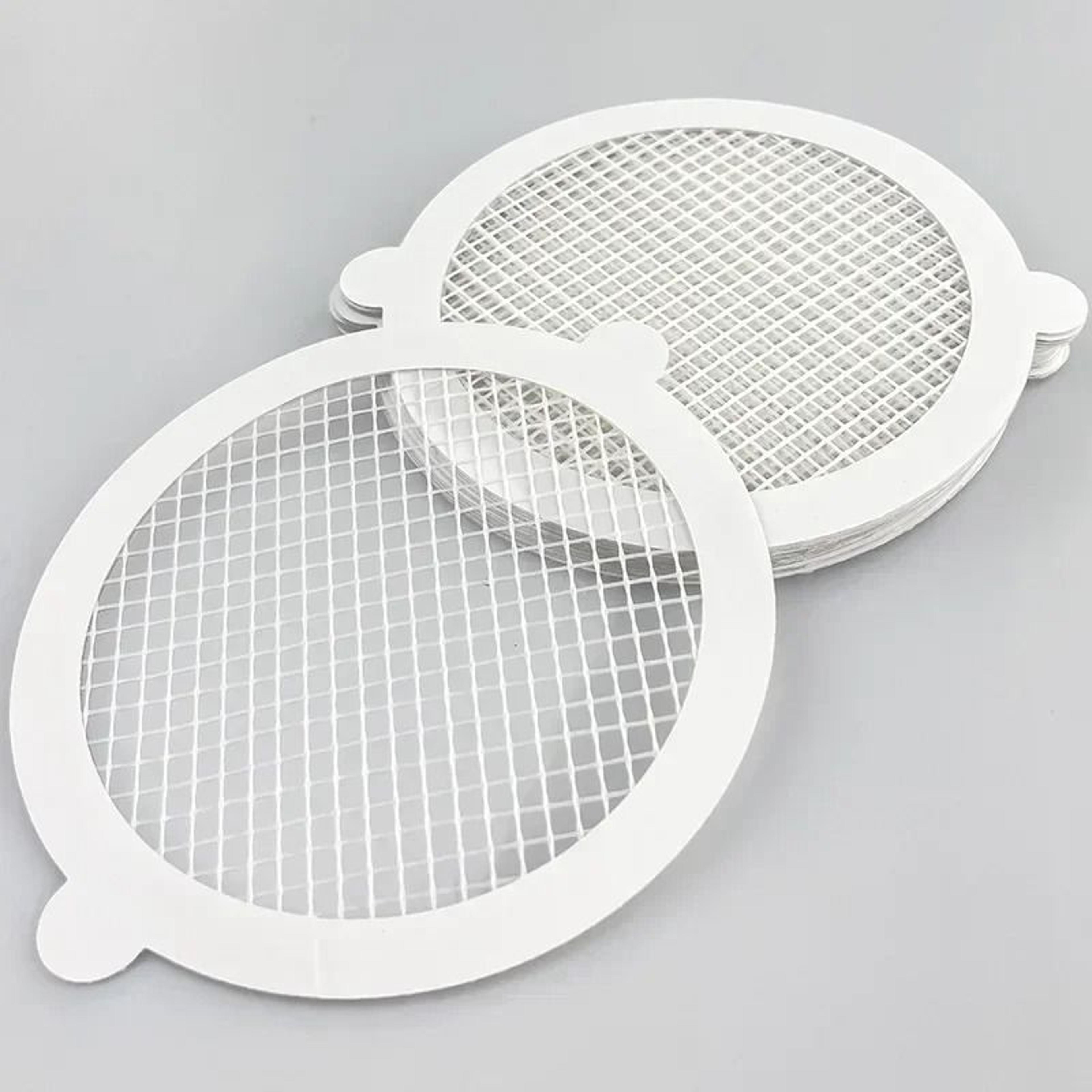 Self Adhesive Shower Drain Hair Catcher Disposable Mesh Floor Stickers 7