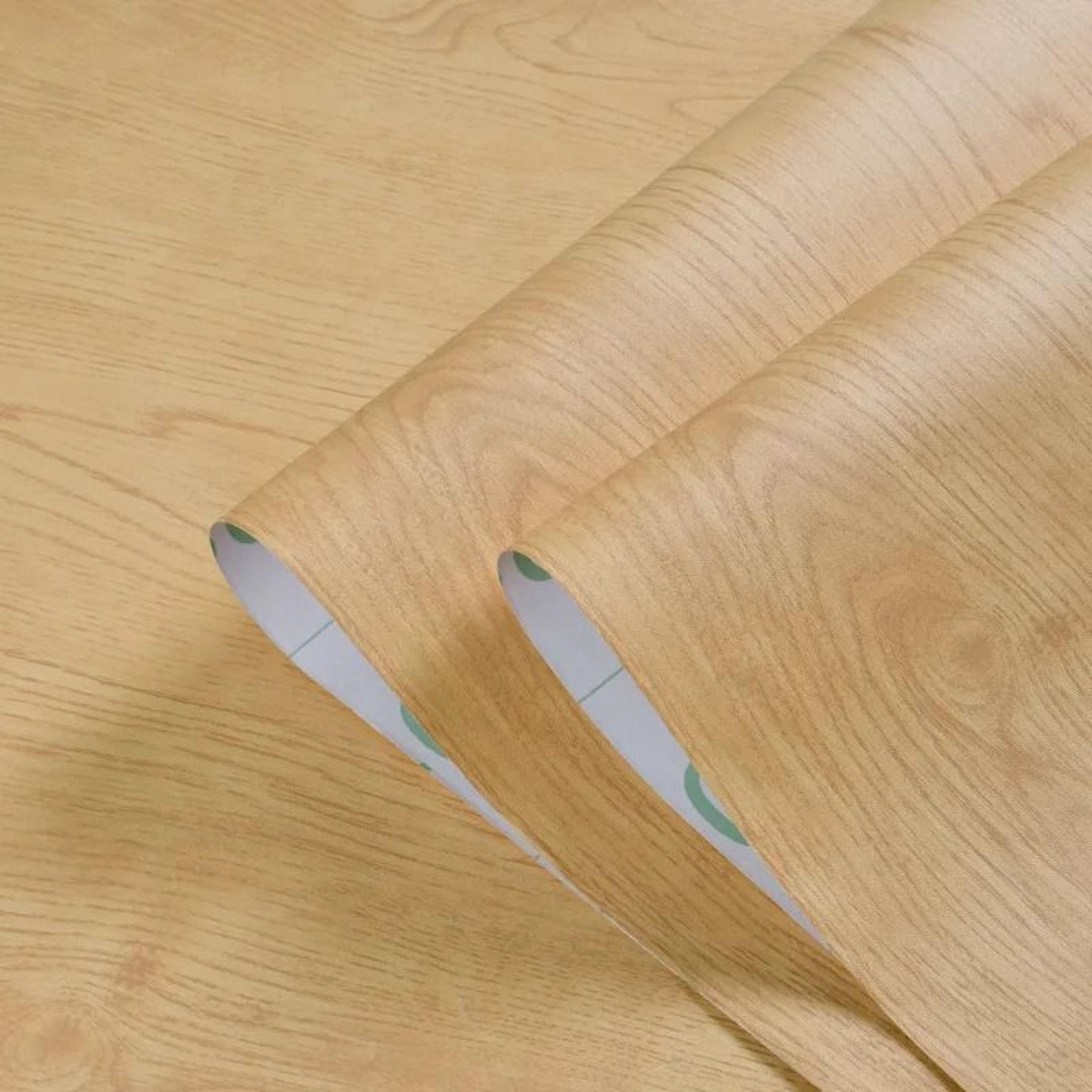 Wide Peel And Stick Wood Grain Vinyl Flooring Roll 8