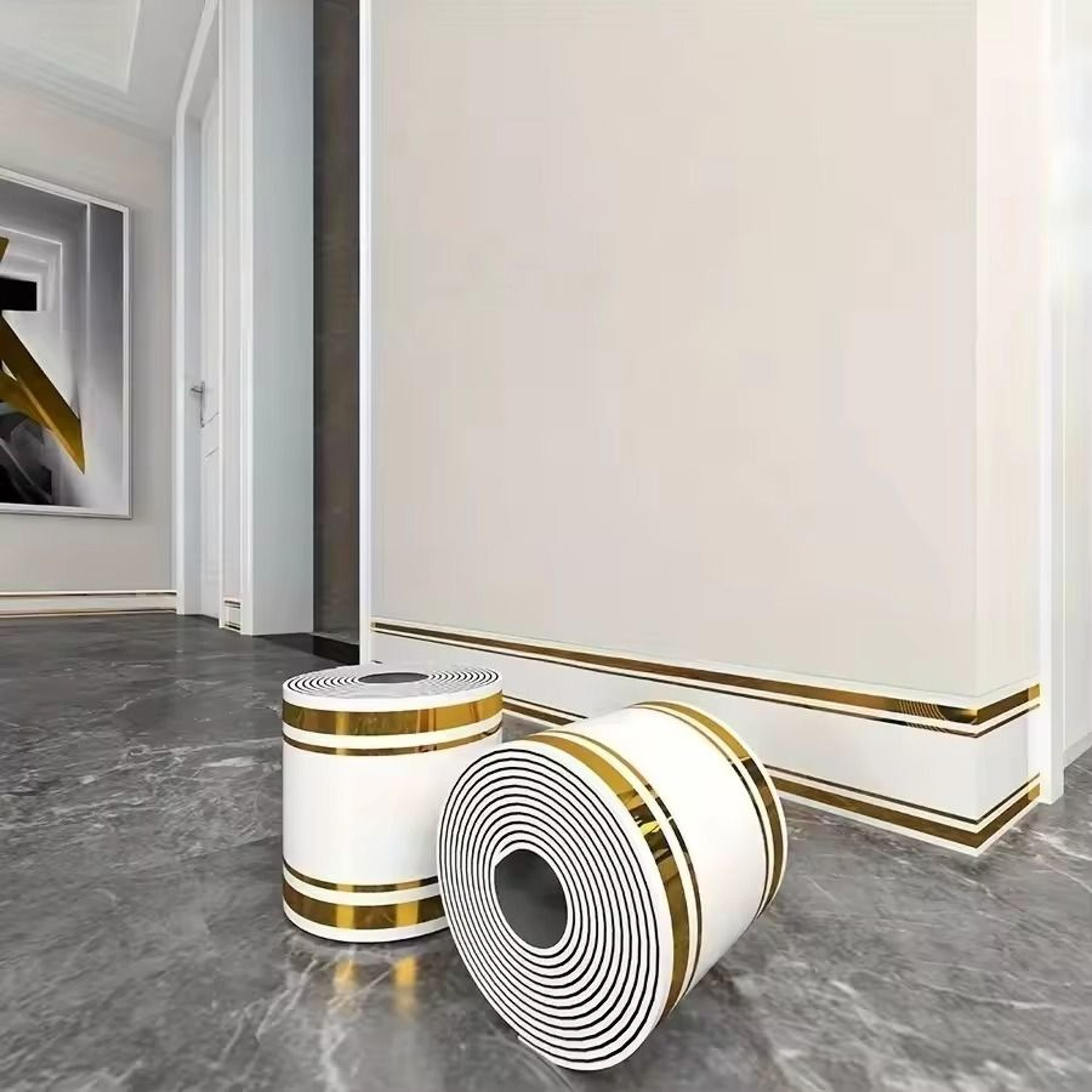 Flexible Self Adhesive Foam Skirting Board Wall Trim 23