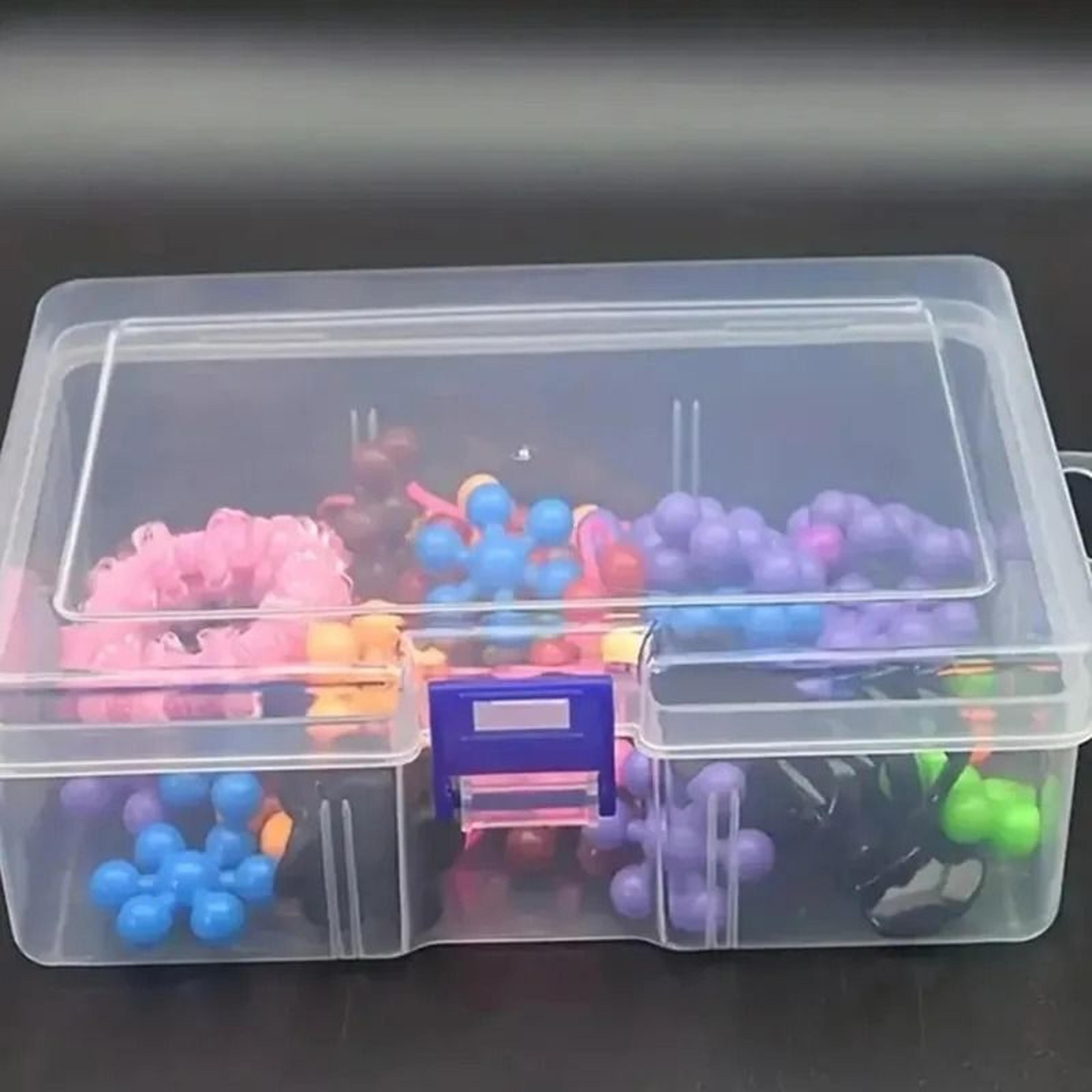 Transparent Plastic Storage Box For Jewelry Crafts And Small Accessories 1