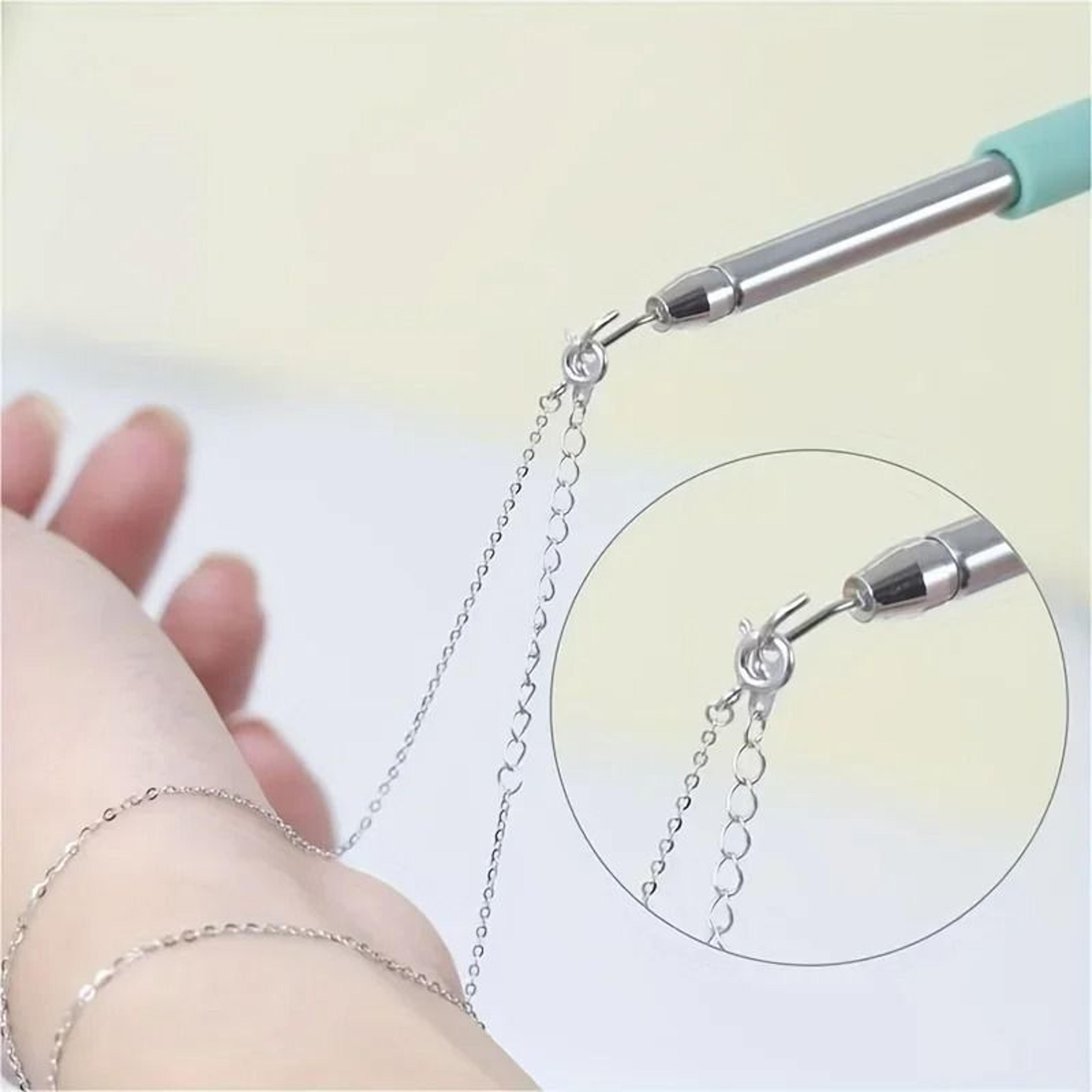 Stainless Steel Bracelet Fastening Aid Jewelry Helper Tool 2