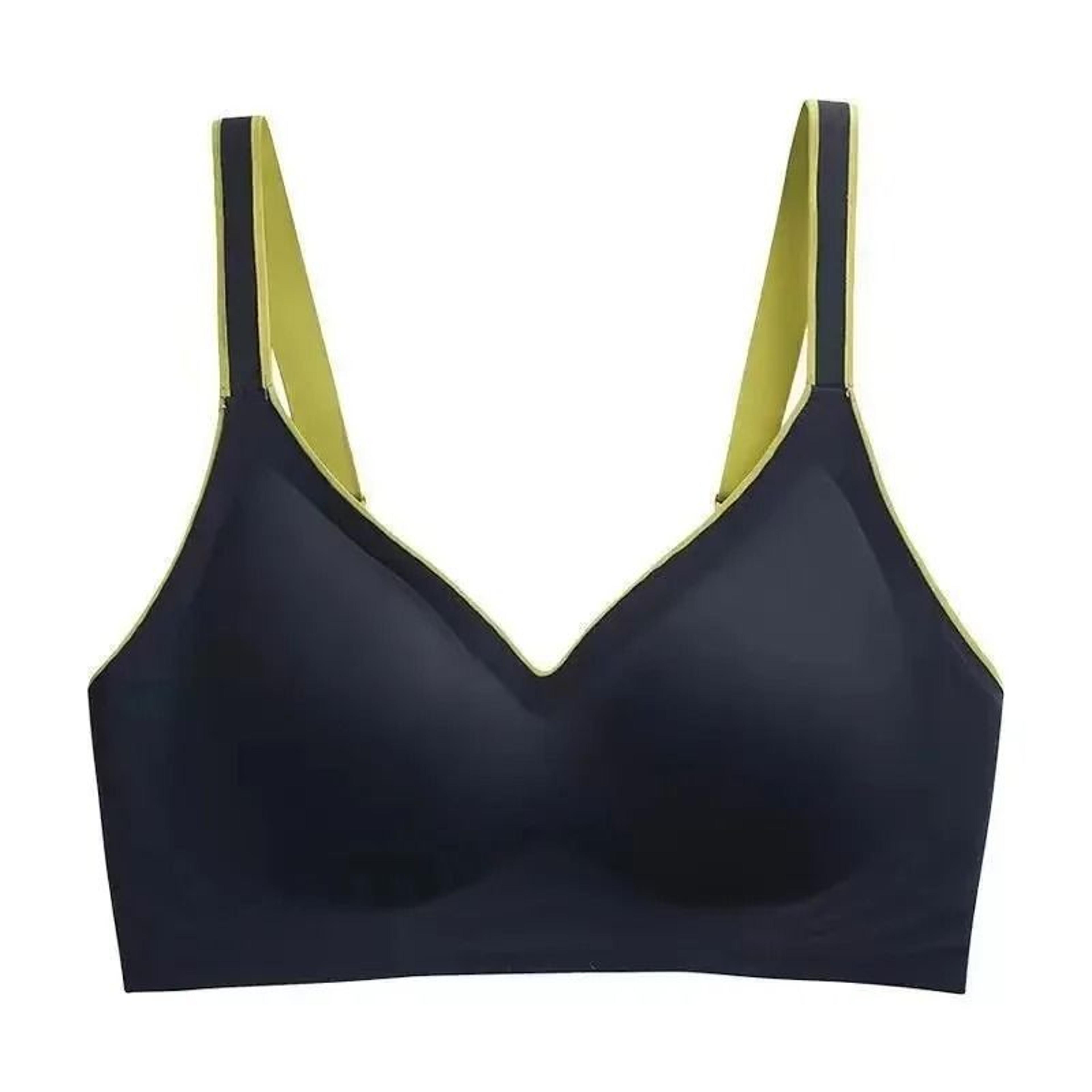 Contrast Color Gradient Seamless Push Up Bra Without Underwire For Women 7