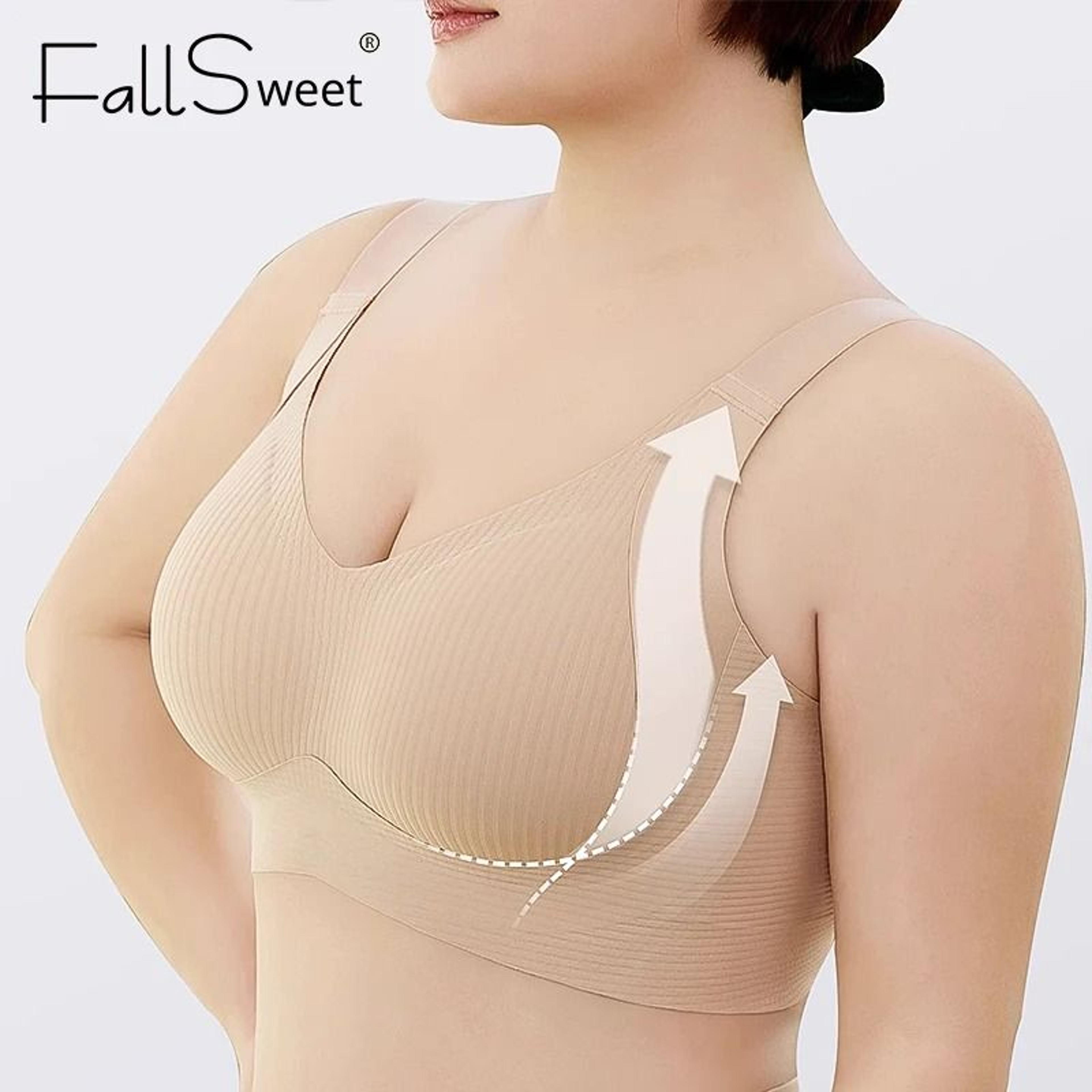 Wireless Seamless Push Up Bralette Set For Women Large Size 2