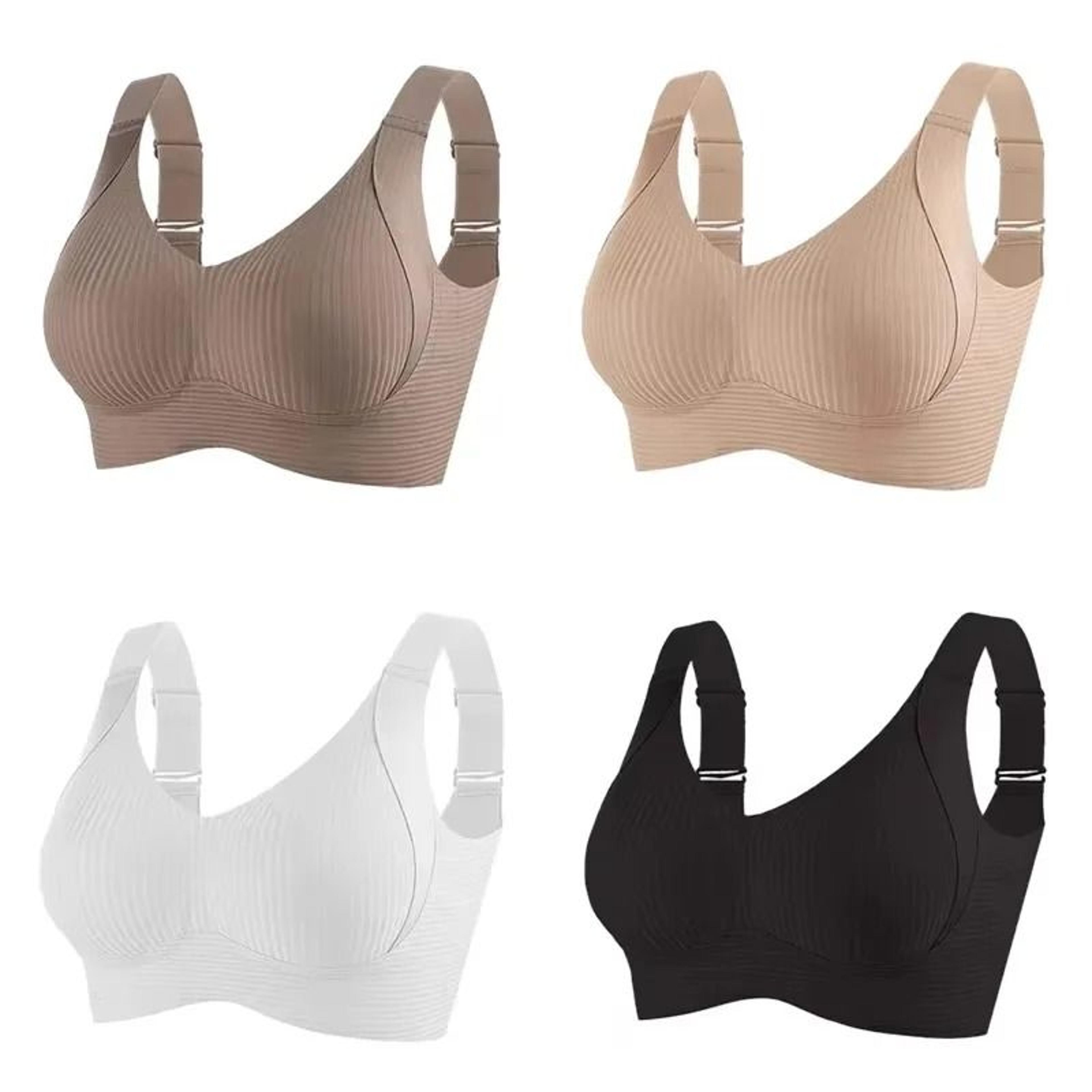 Wireless Seamless Push Up Bralette Set For Women Large Size 5