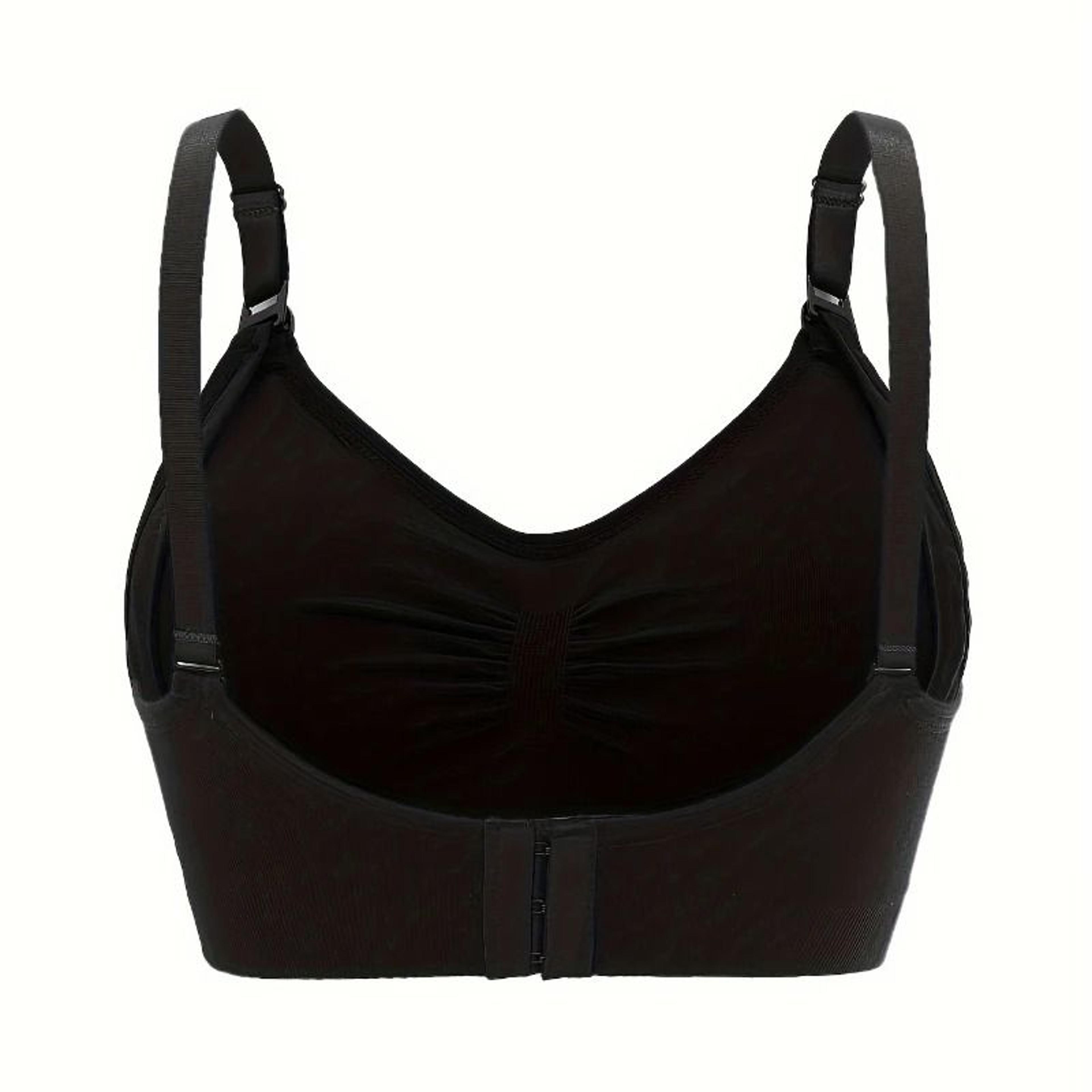 Plus Size Seamless Nursing Bra Set For Breastfeeding Women 3