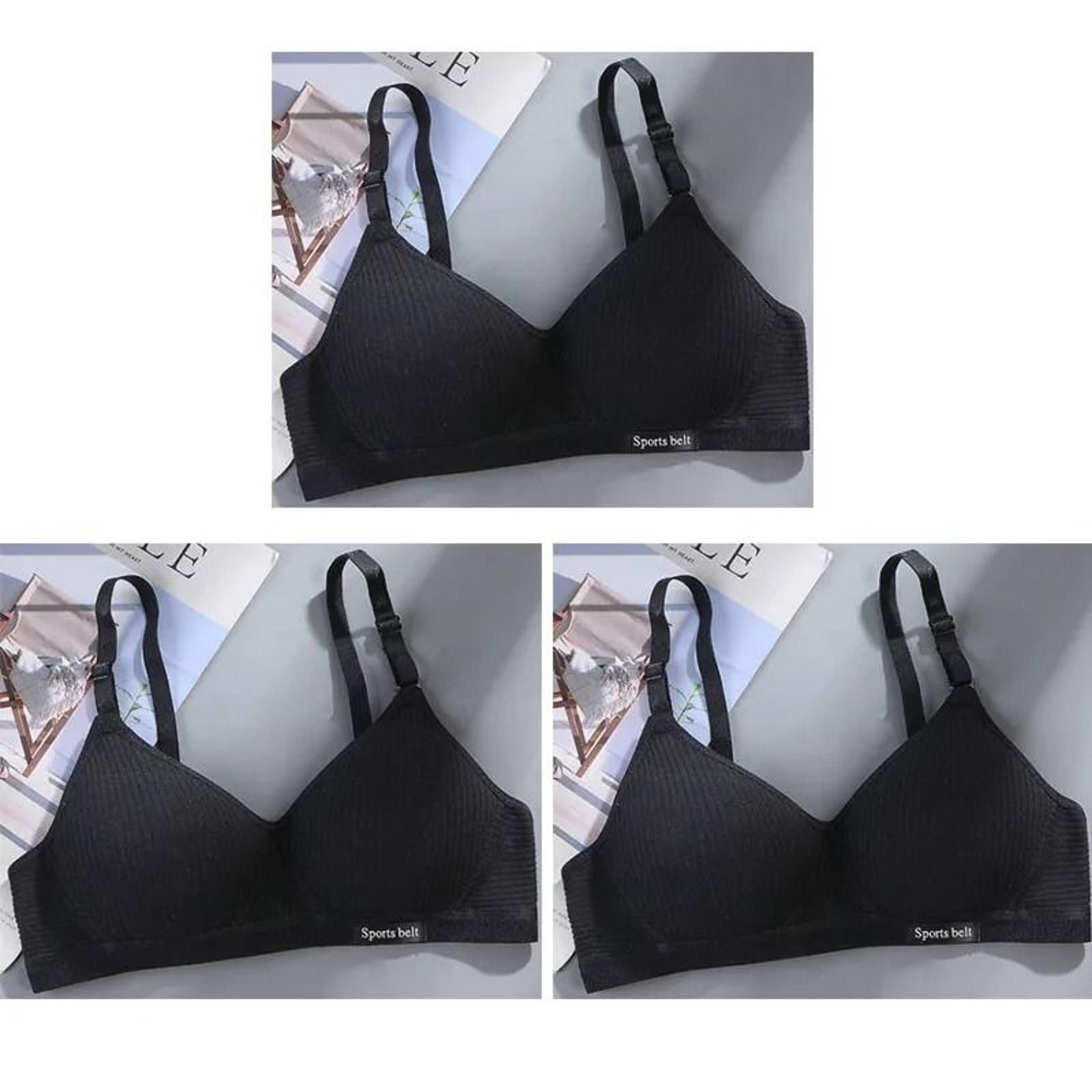 Seamless Wireless Push Up Bra Set For Girls And Women 9