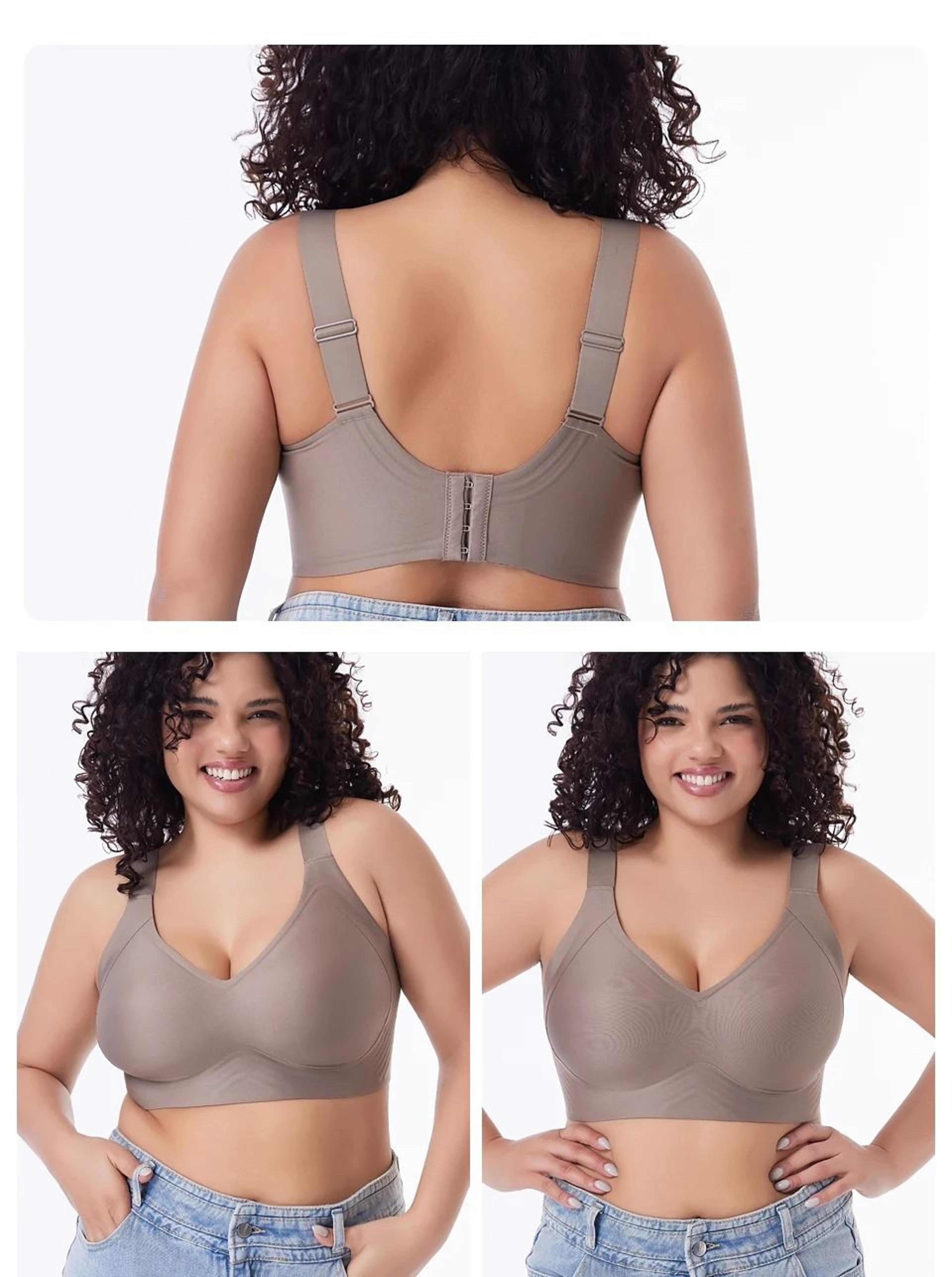 Seamless Wireless Push Up Bra Set For Women Large Size 2