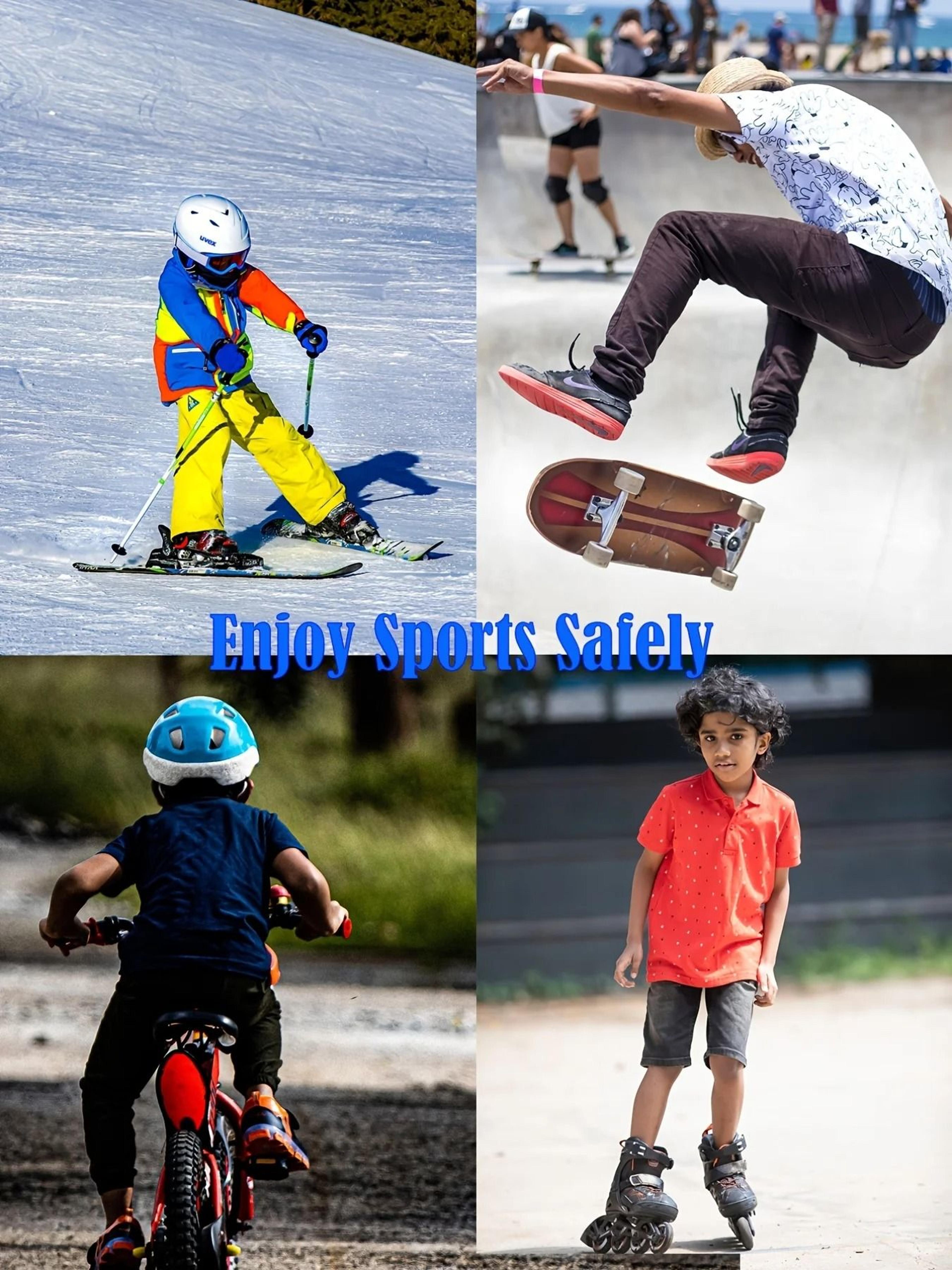 AVIVOR Kids Protective Padded Shorts For Snowboarding Skating And Skiing With 3D Hip Protection 2