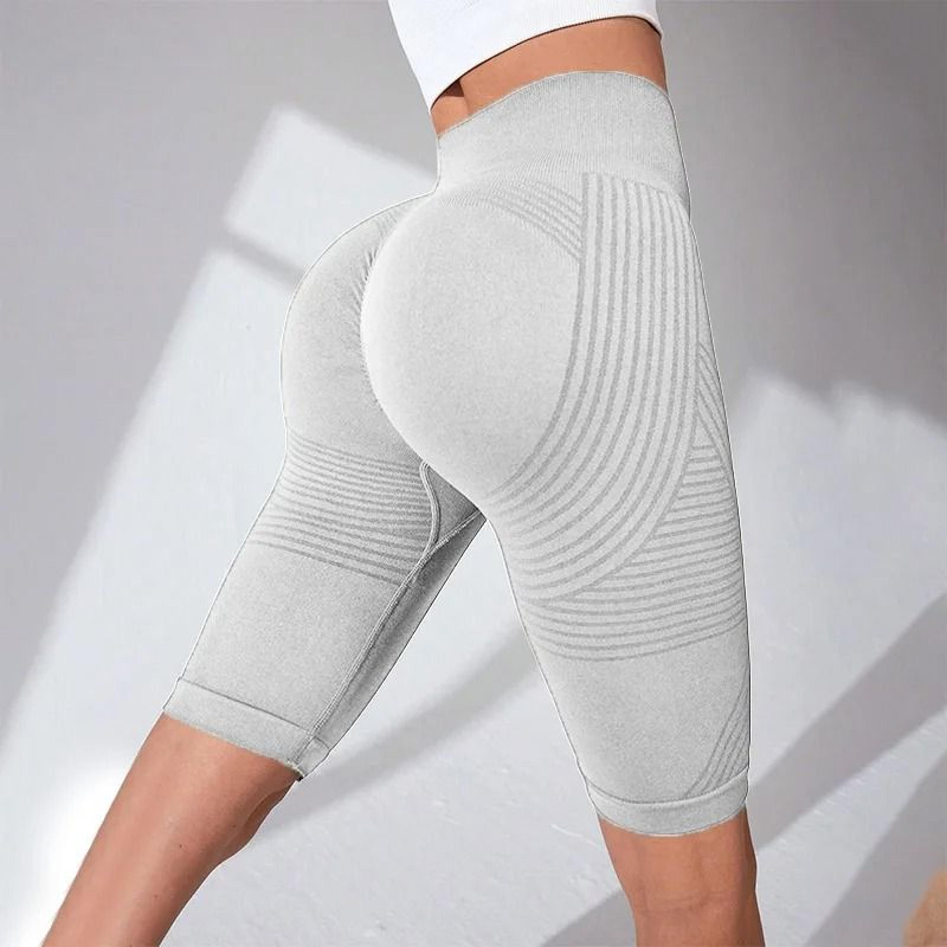 Womens High Waisted 3D Cellulite Control Biker Shorts For Gym And Workout 15