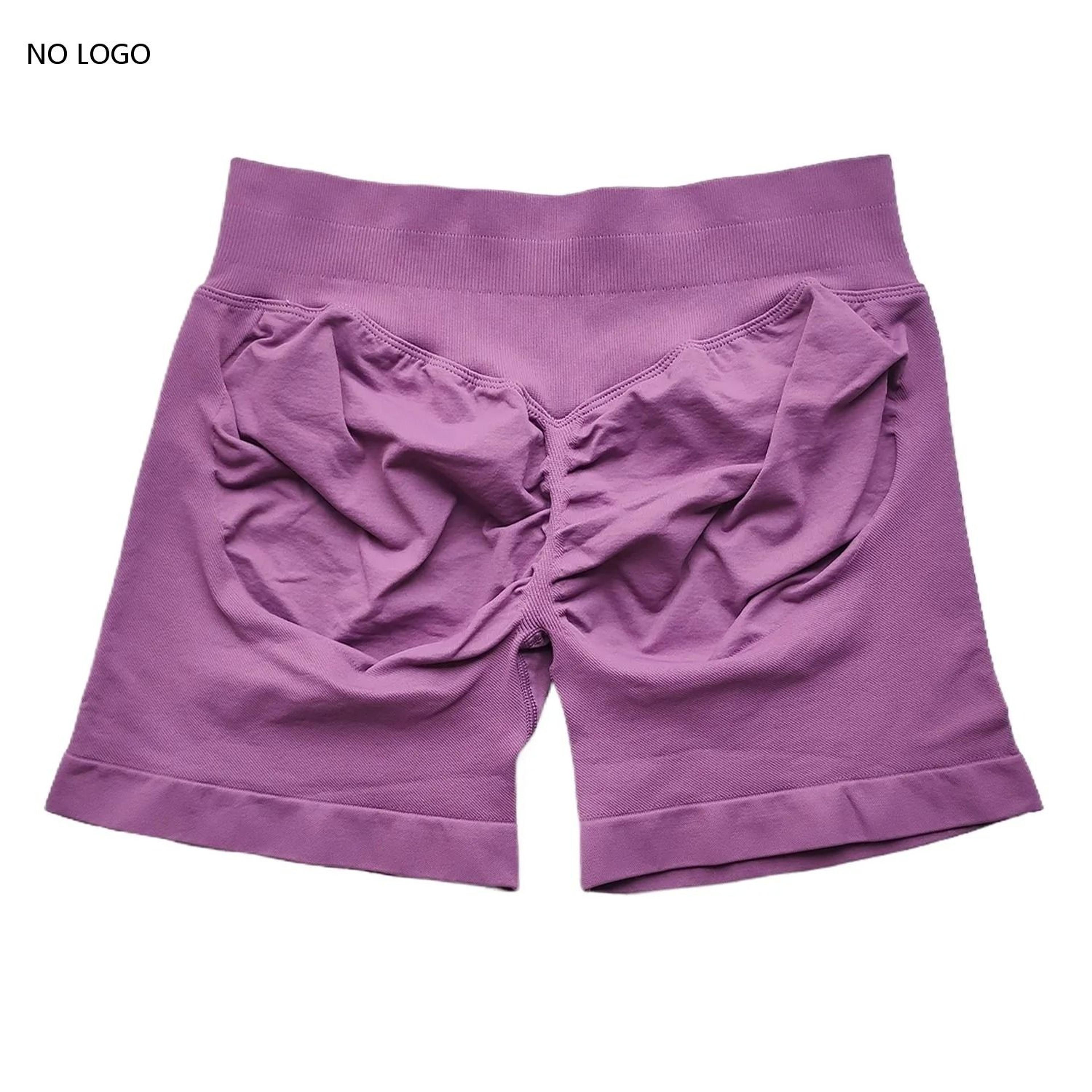 Womens Seamless Scrunch Butt Gym Shorts With Low Ribbed Waistband For Workout And Running 9
