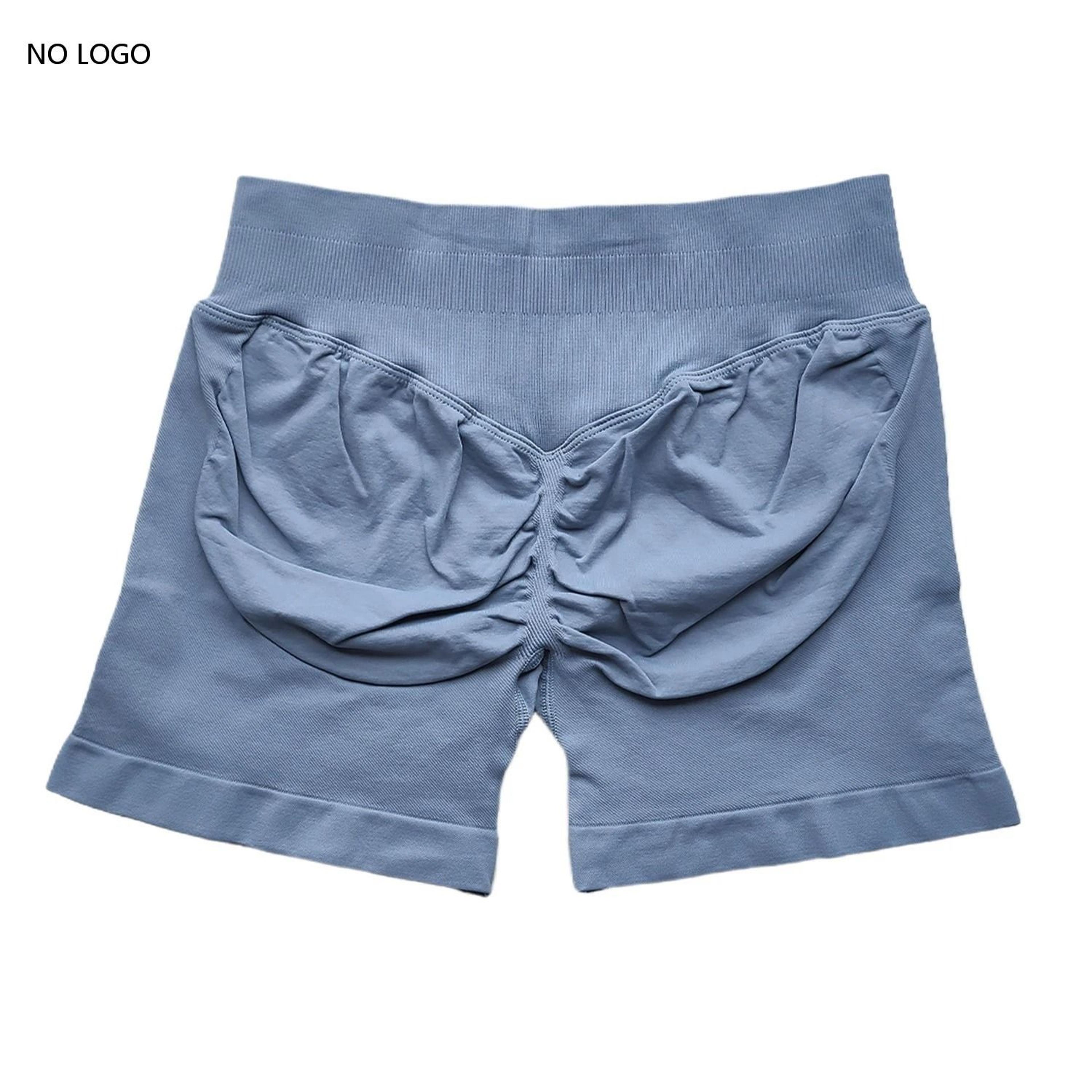 Womens Seamless Scrunch Butt Gym Shorts With Low Ribbed Waistband For Workout And Running 11