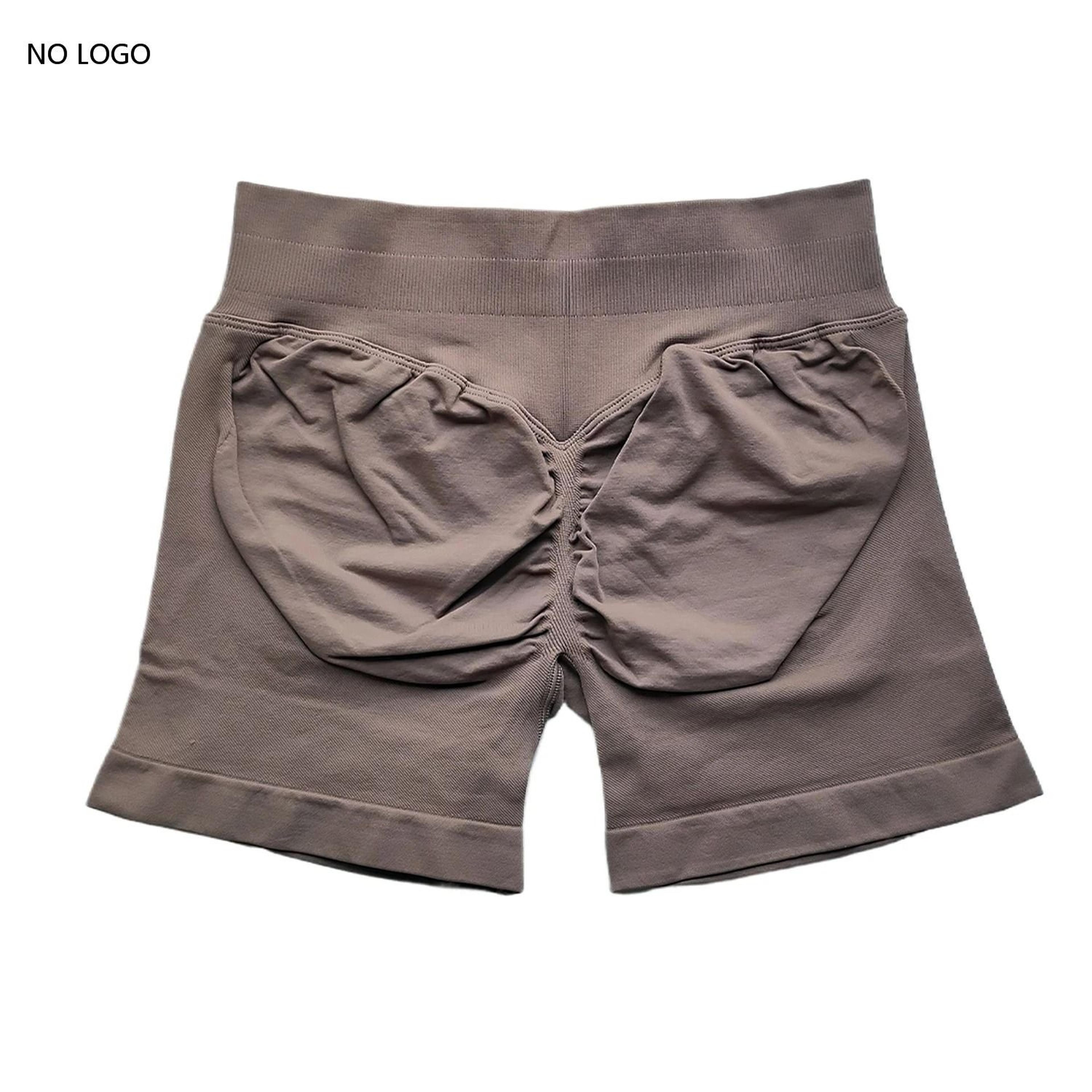 Womens Seamless Scrunch Butt Gym Shorts With Low Ribbed Waistband For Workout And Running 6