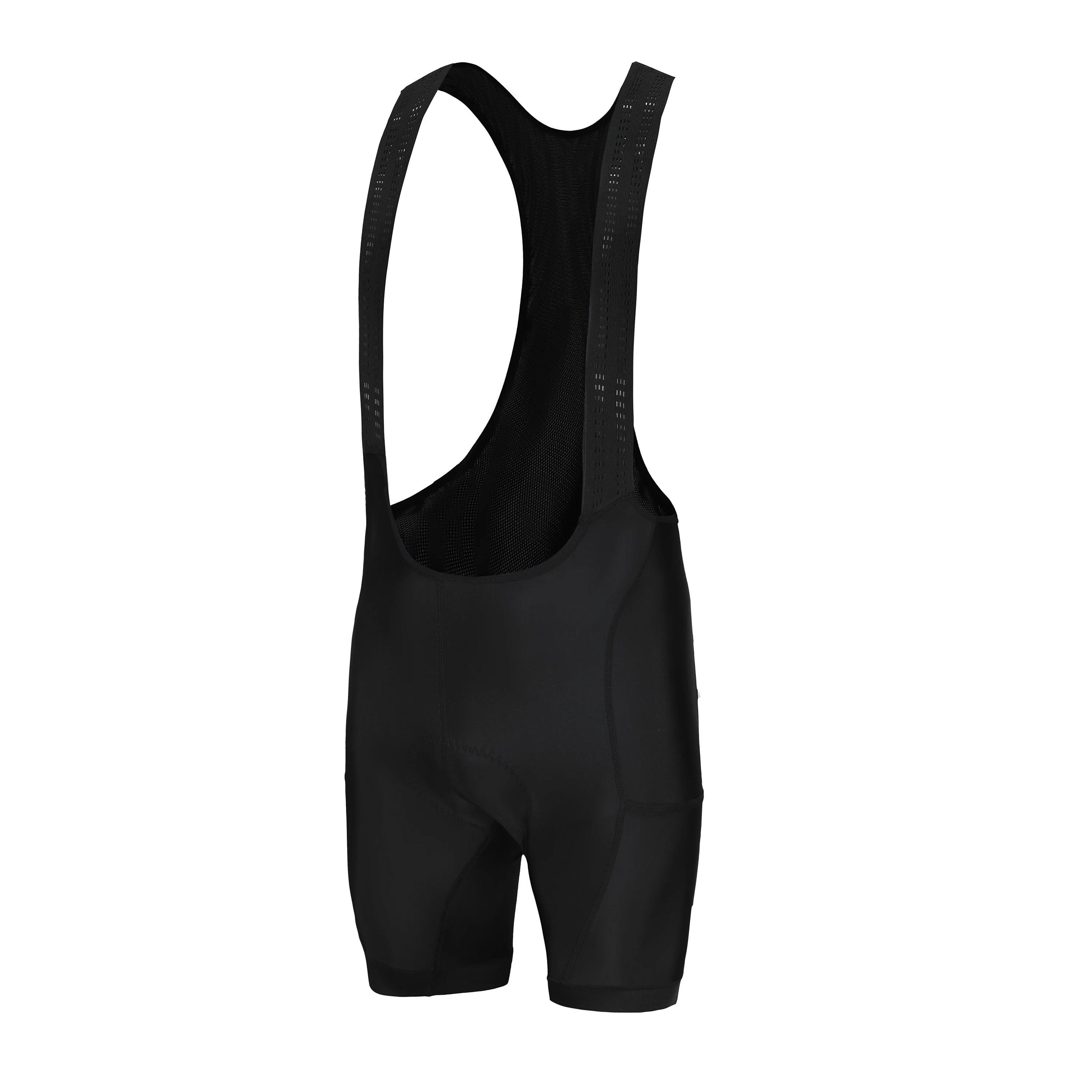Mens Long Distance Cycling Bib Shorts With Italy Pad And Dual Pockets For Road And MTB 6