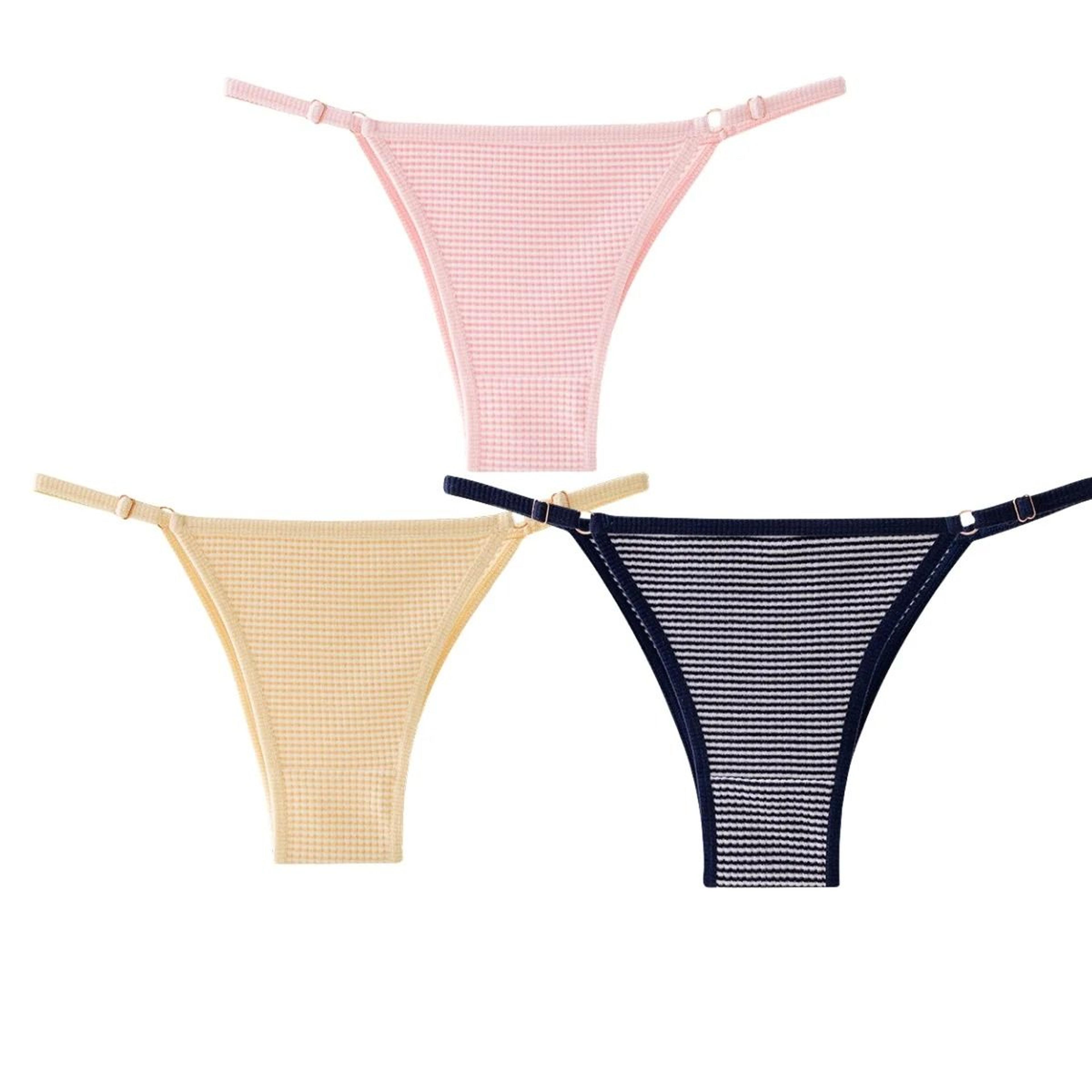 Womens Seamless Adjustable Thong Underwear Three Piece Set For Comfort And Daily Wear 6